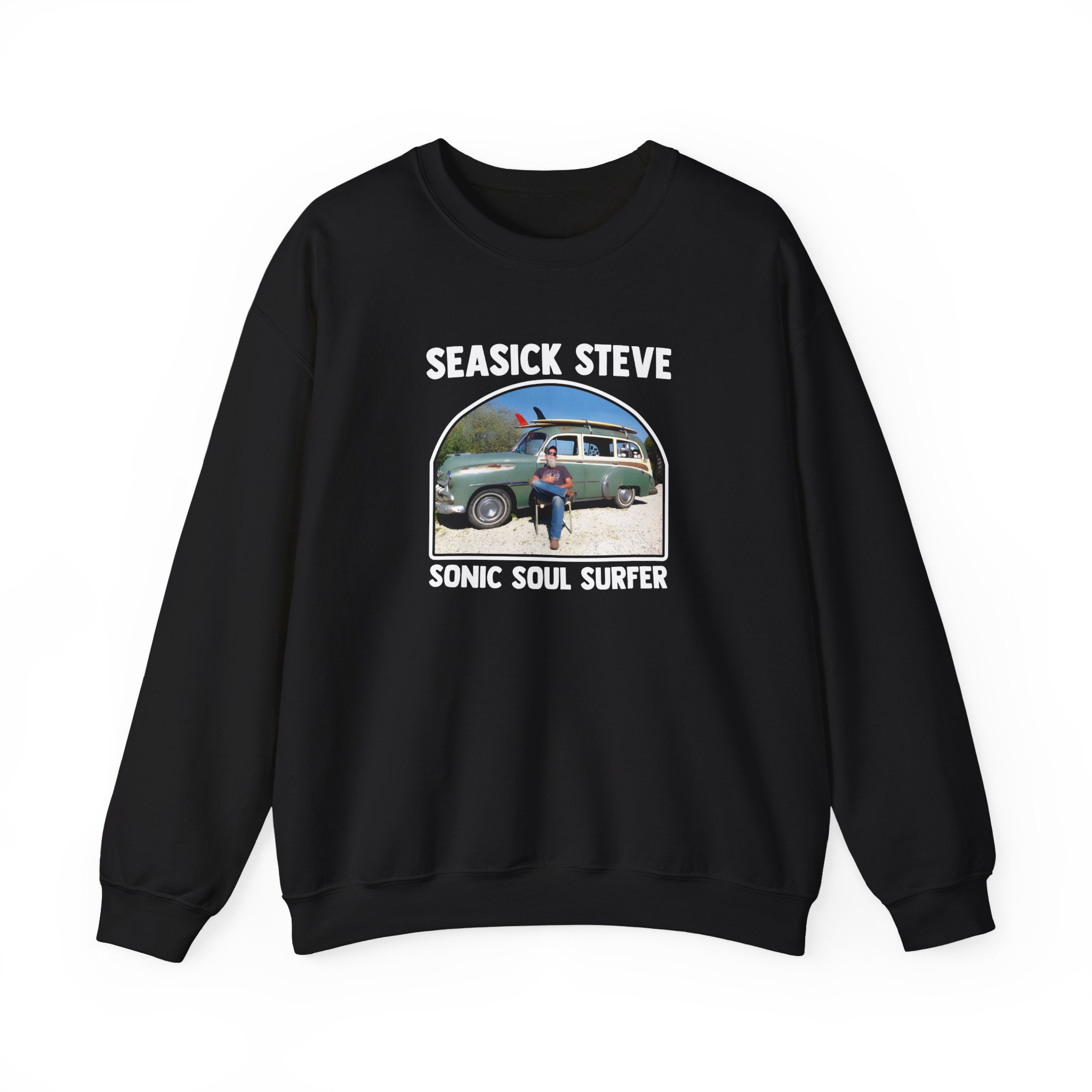 Seasick Steve Sonic Soul Surfer Unisex Heavy Blendâ„¢ Crewneck Sweatshirt