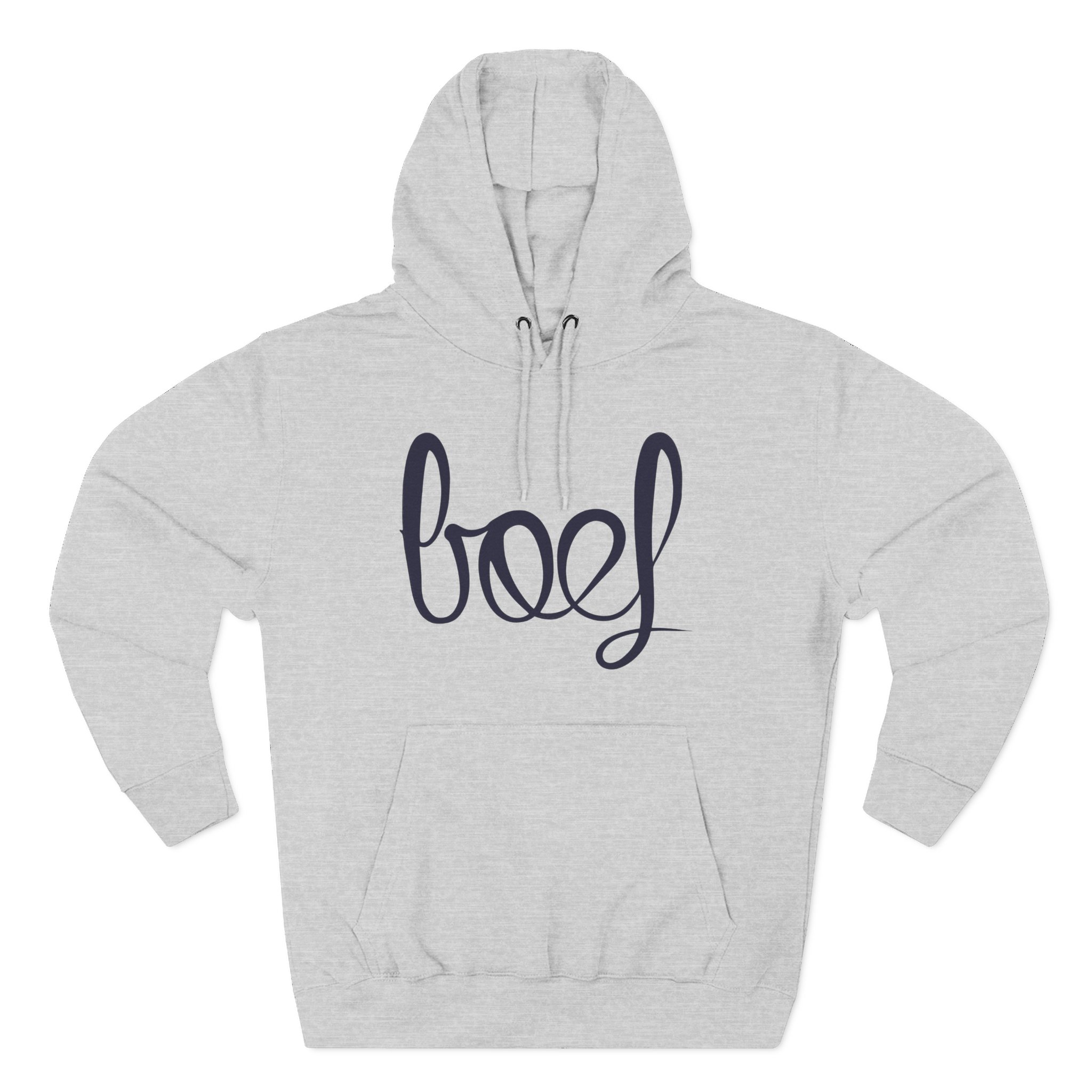 Boef Three-Panel Fleece Hoodie