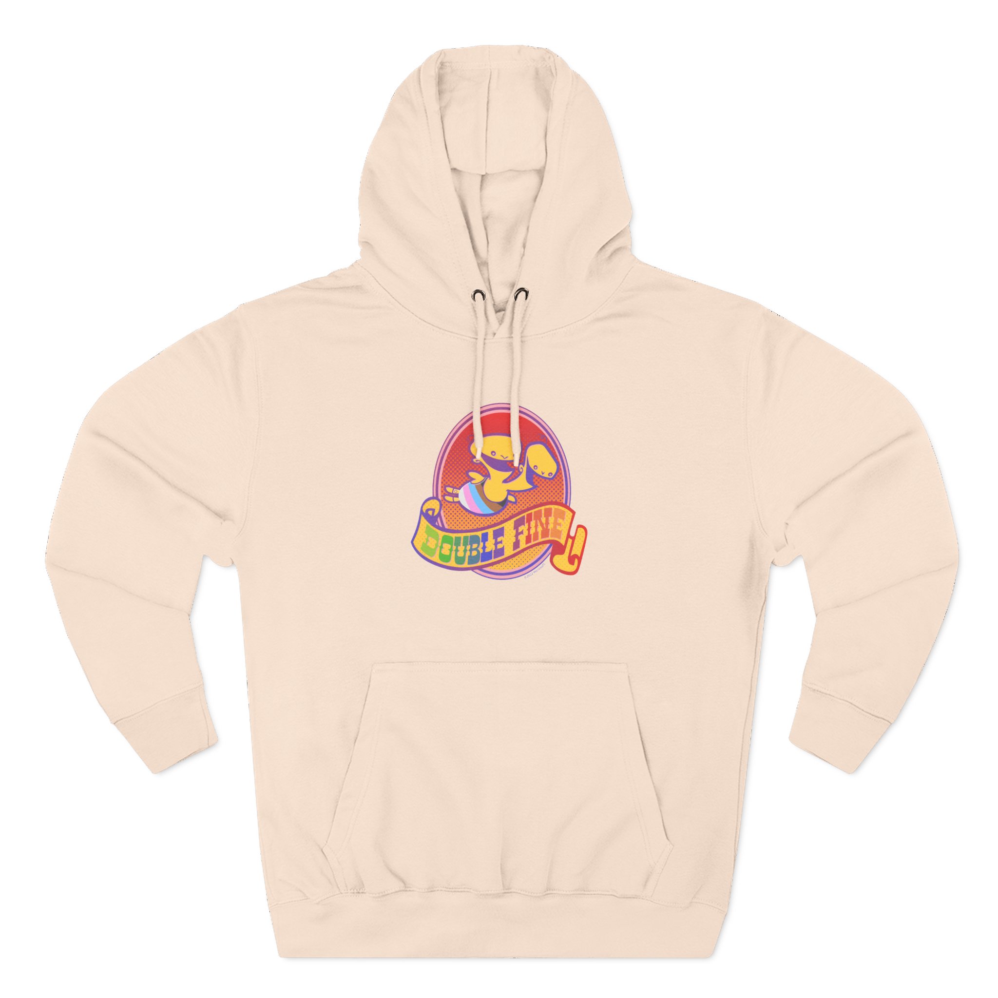 Double Fine Pride Three-Panel Fleece Hoodie