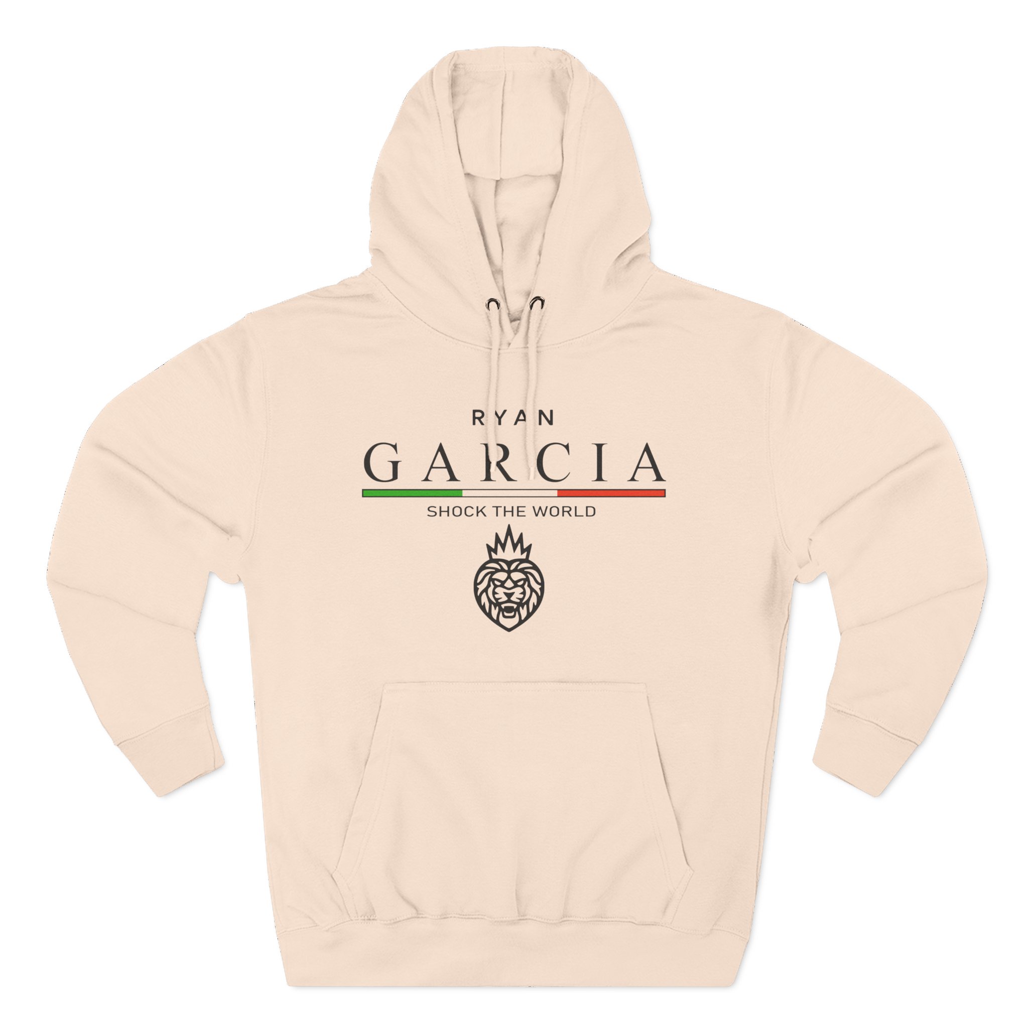 Ryan Garcia shock the world Three-Panel Fleece Hoodie