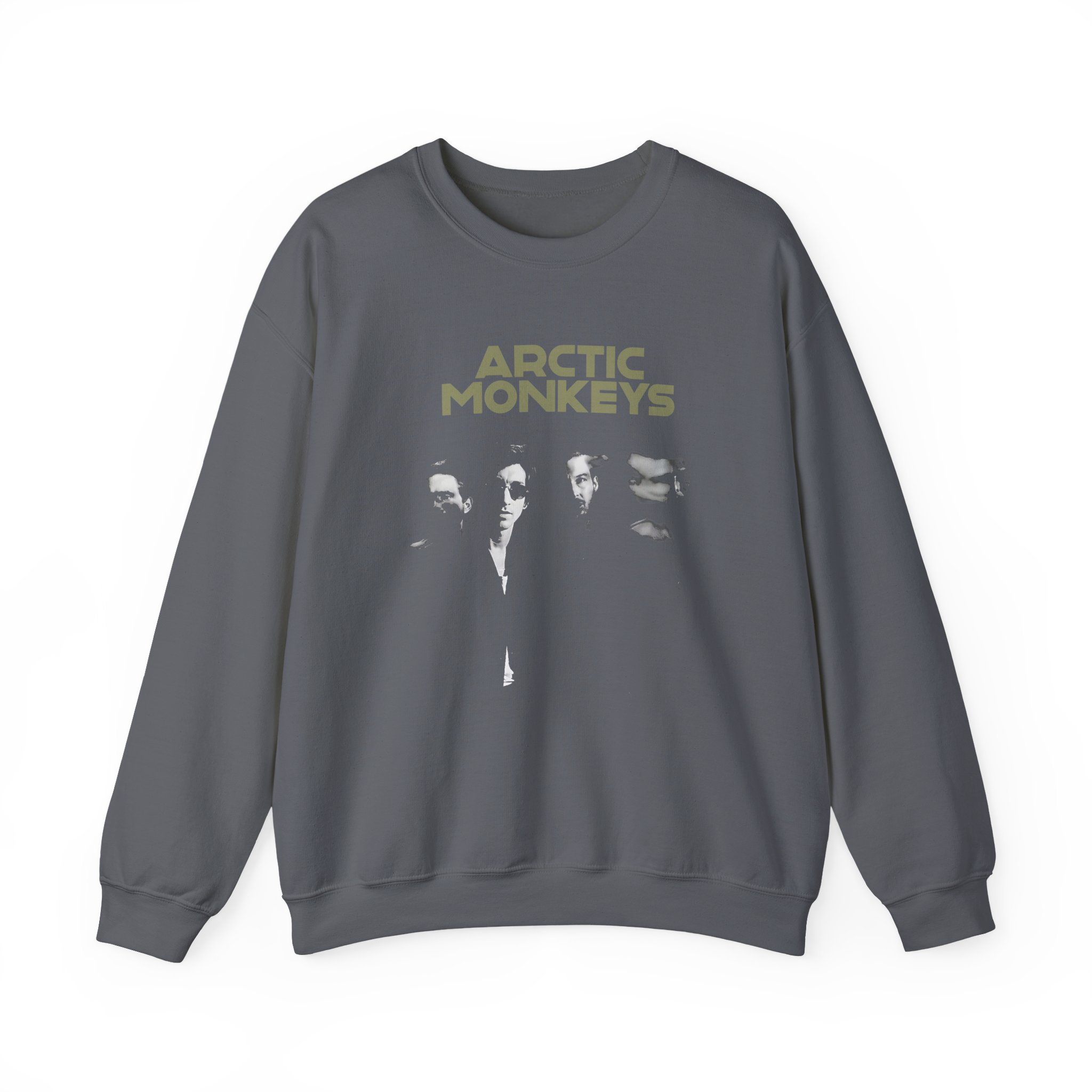 Arctic Monkeys Distorted Photo Unisex Heavy Blendâ„¢ Crewneck Sweatshirt