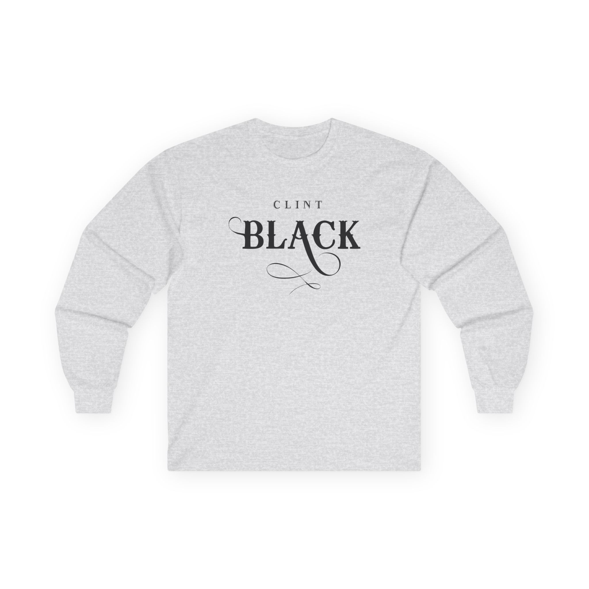 Clint Black Logo Espresso Unisex Ultra Cotton Long Sleeve Tee