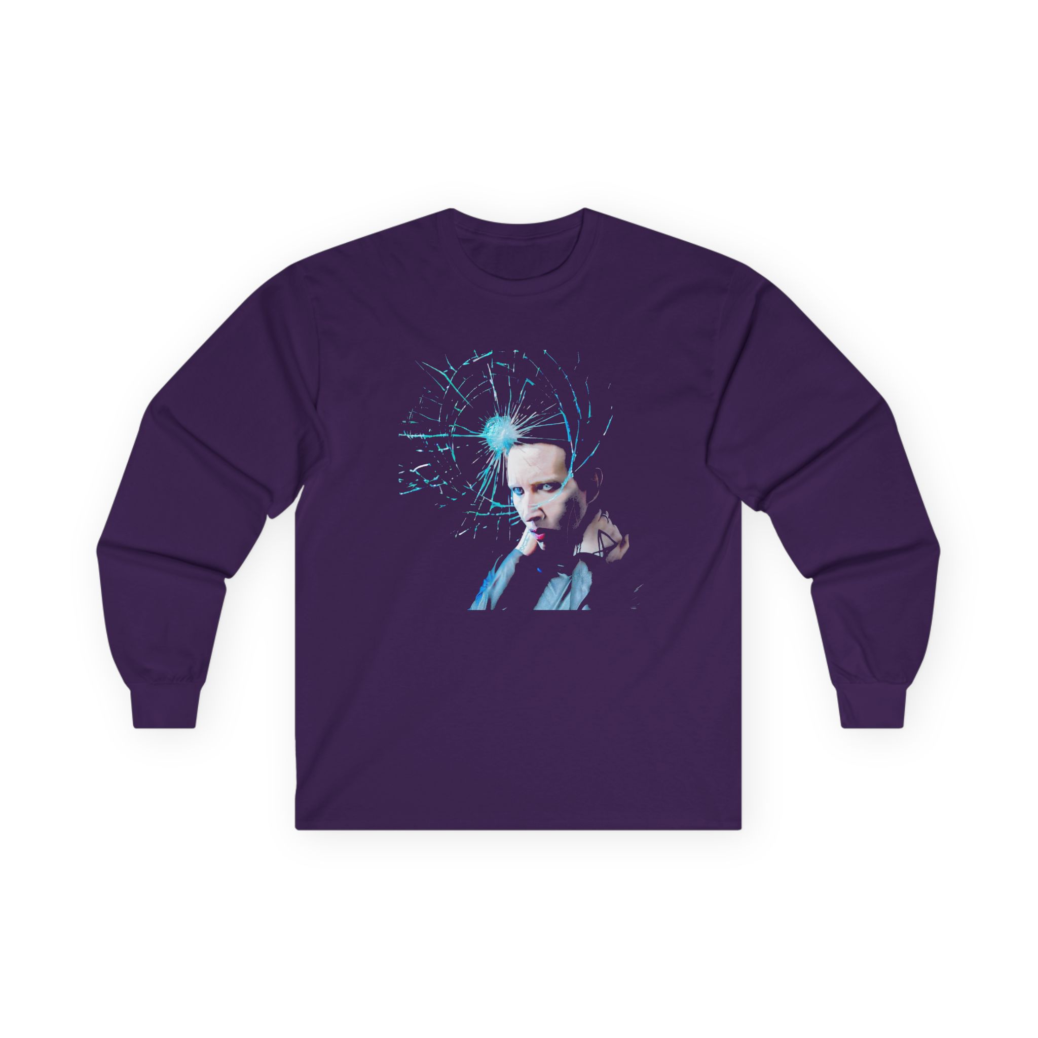 Marilyn Manson Shattered Unisex Ultra Cotton Long Sleeve Tee