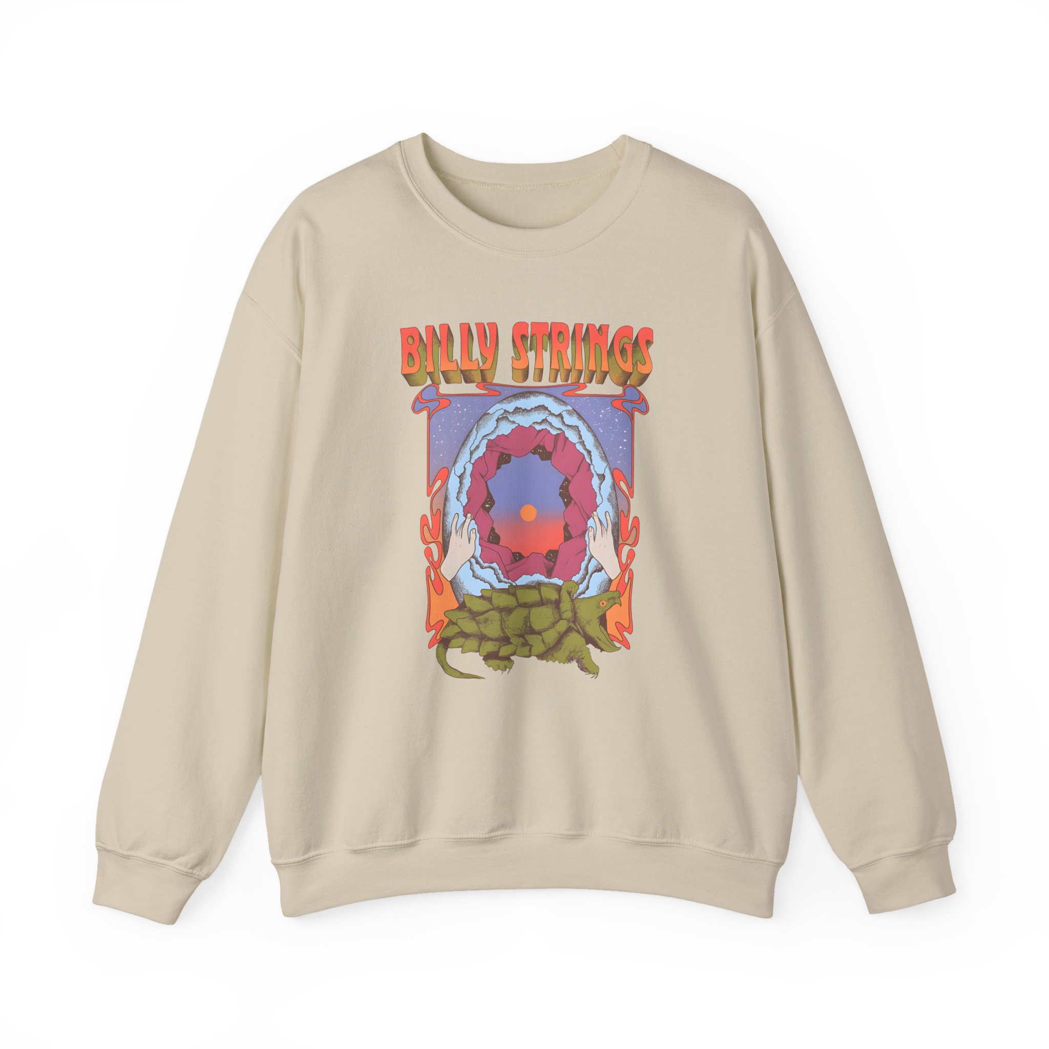 Billy Strings Snapping Turtle Unisex Heavy Blendâ„¢ Crewneck Sweatshirt