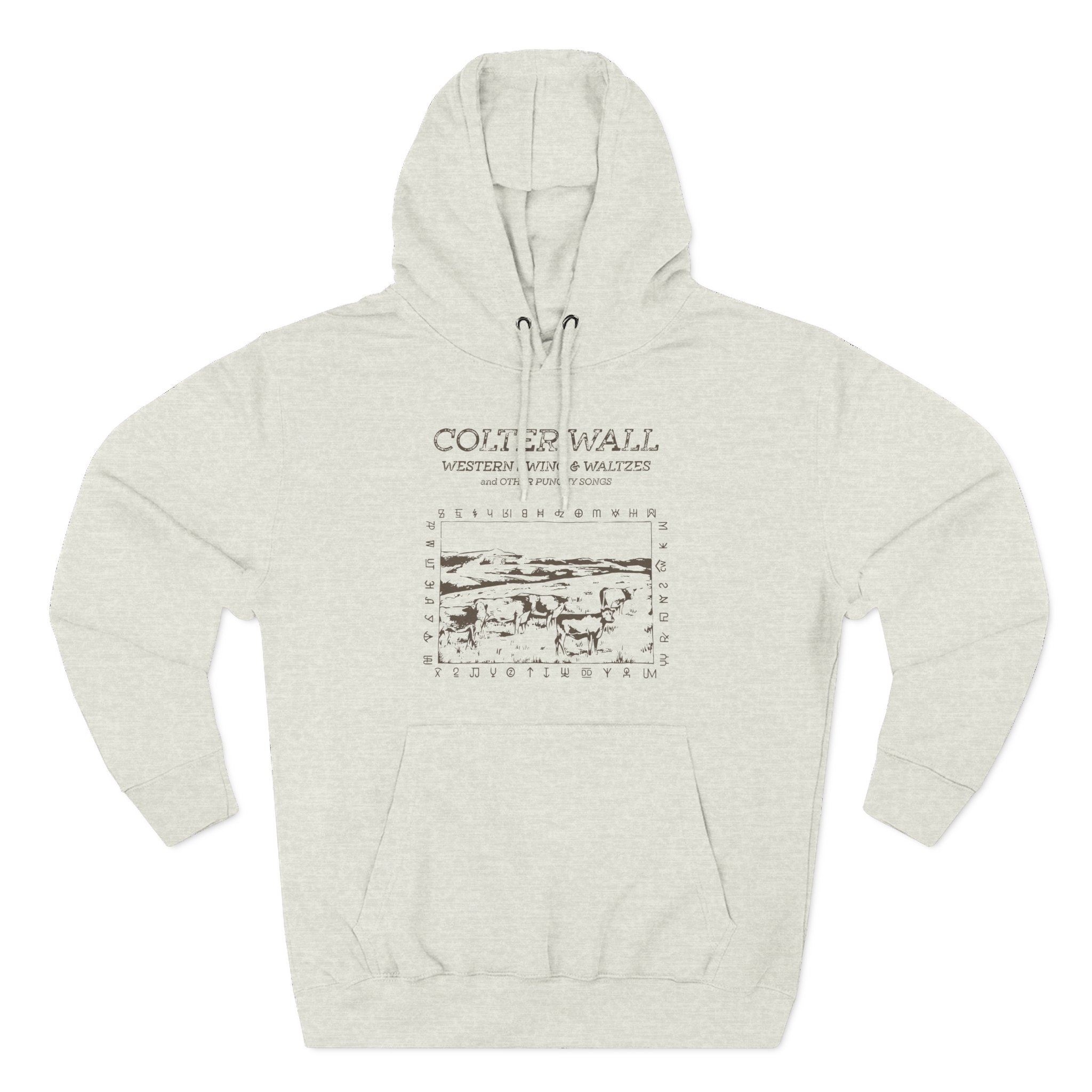 Colter Wall Western Swing & Waltzes Three-Panel Fleece Hoodie