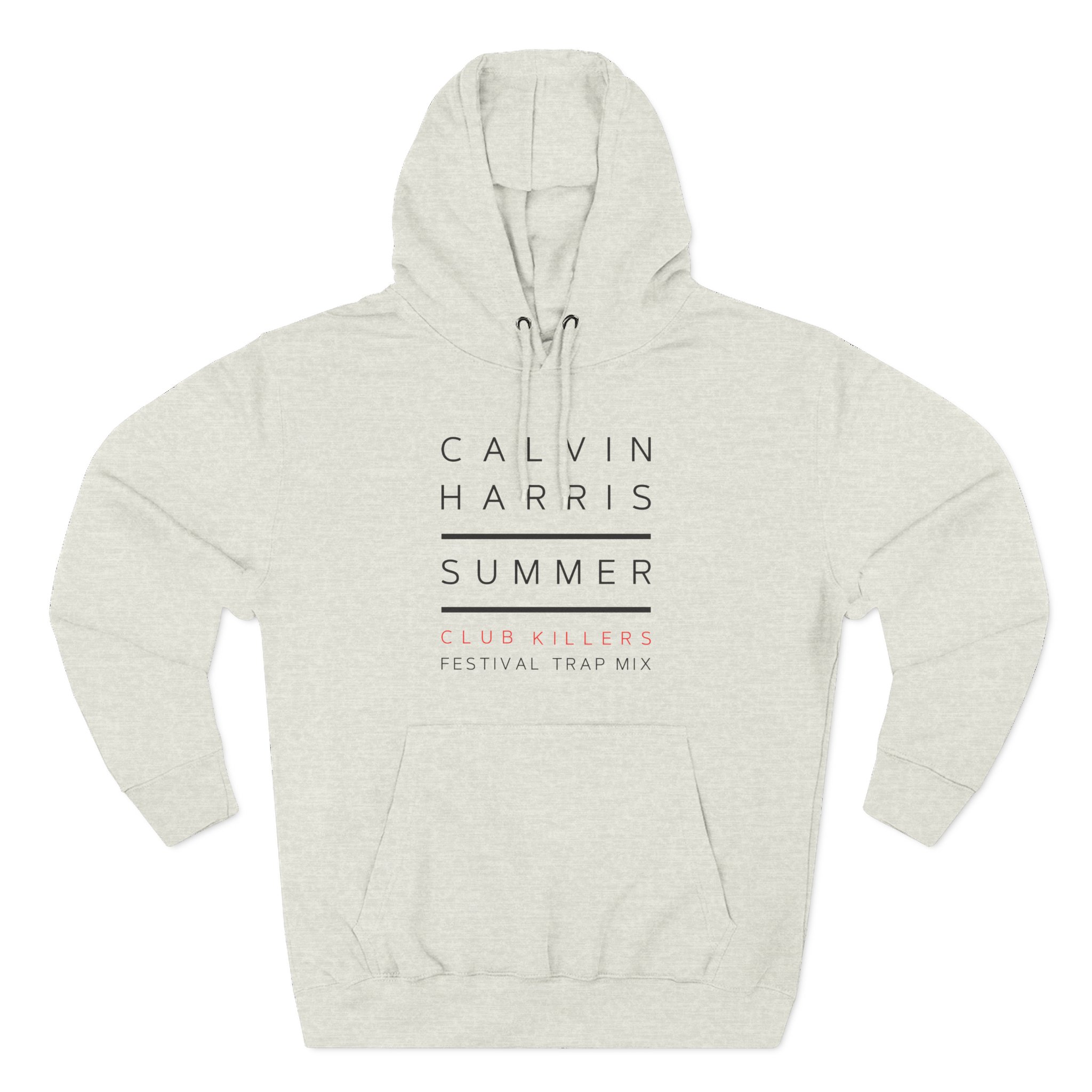 Calvin Harris Summer 4 Album Cover Three-Panel Fleece Hoodie