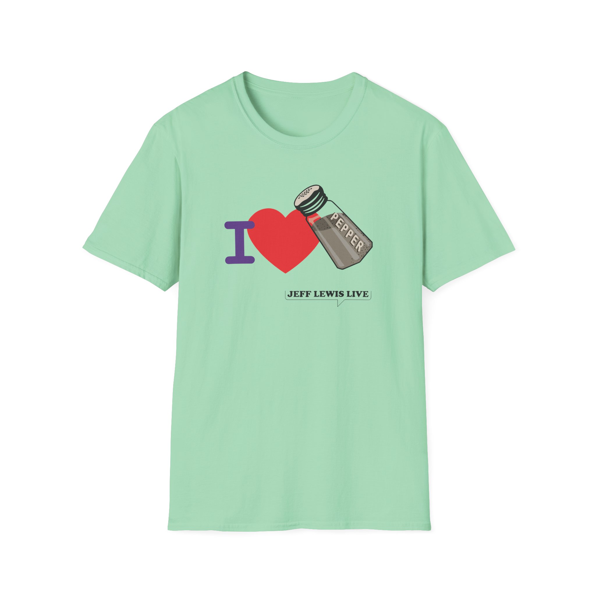 Jeff Lewis I Love Pepper Unisex Softstyle T-Shirt