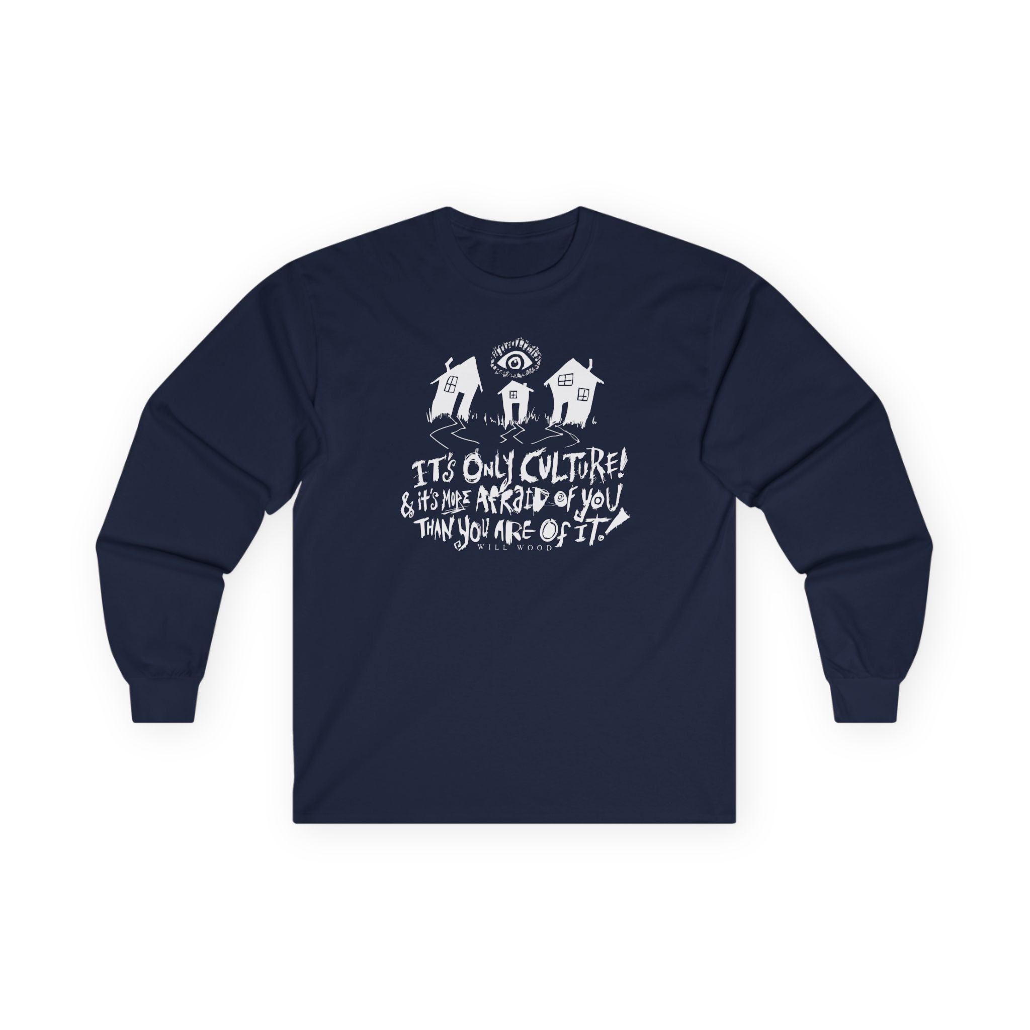 Will Wood Suburbia Unisex Ultra Cotton Long Sleeve Tee
