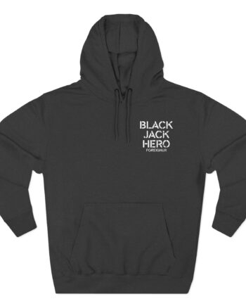 Foreigner Black Jack Hero Three-Panel Fleece Hoodie