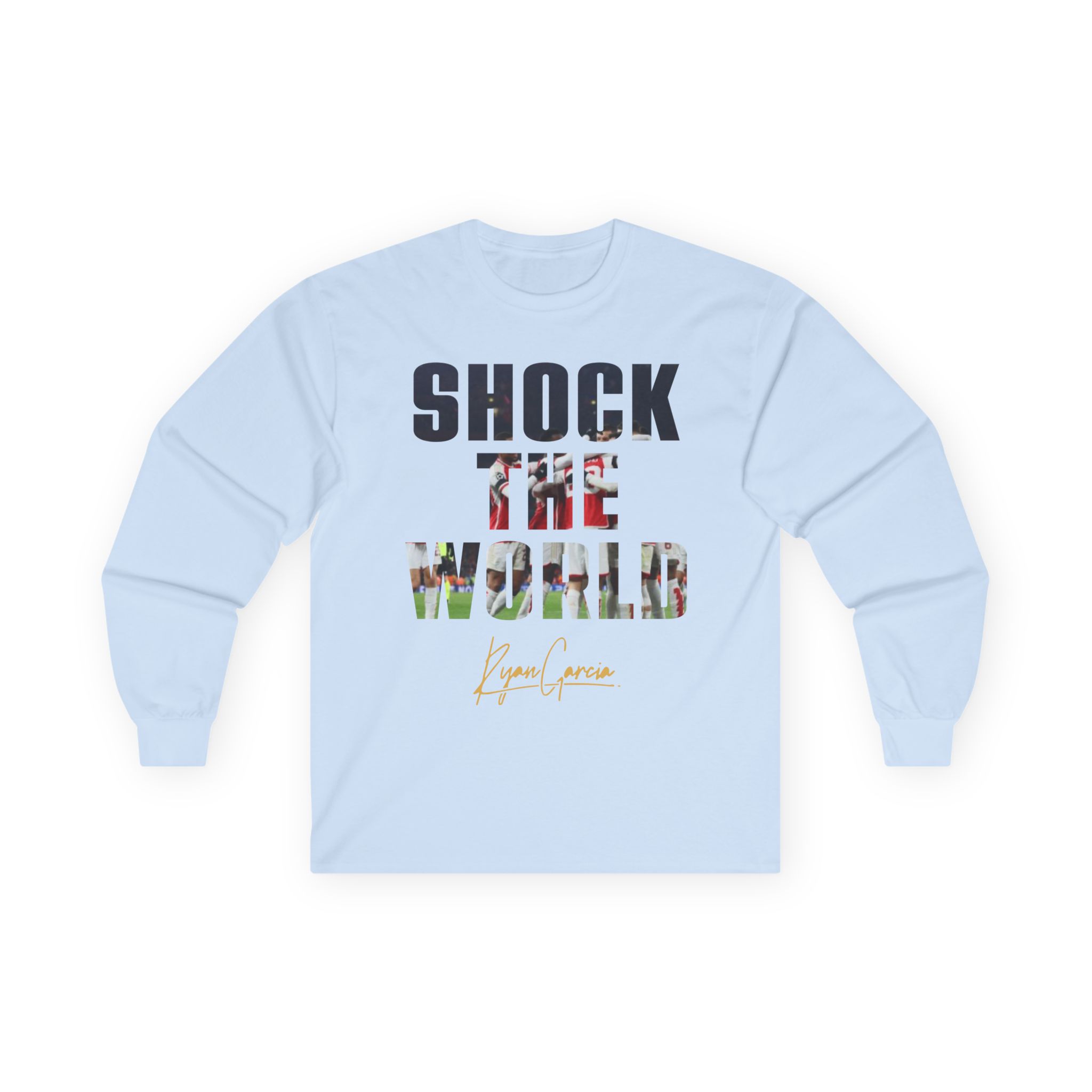 Ryan Garcia shock the world Unisex Ultra Cotton Long Sleeve Tee