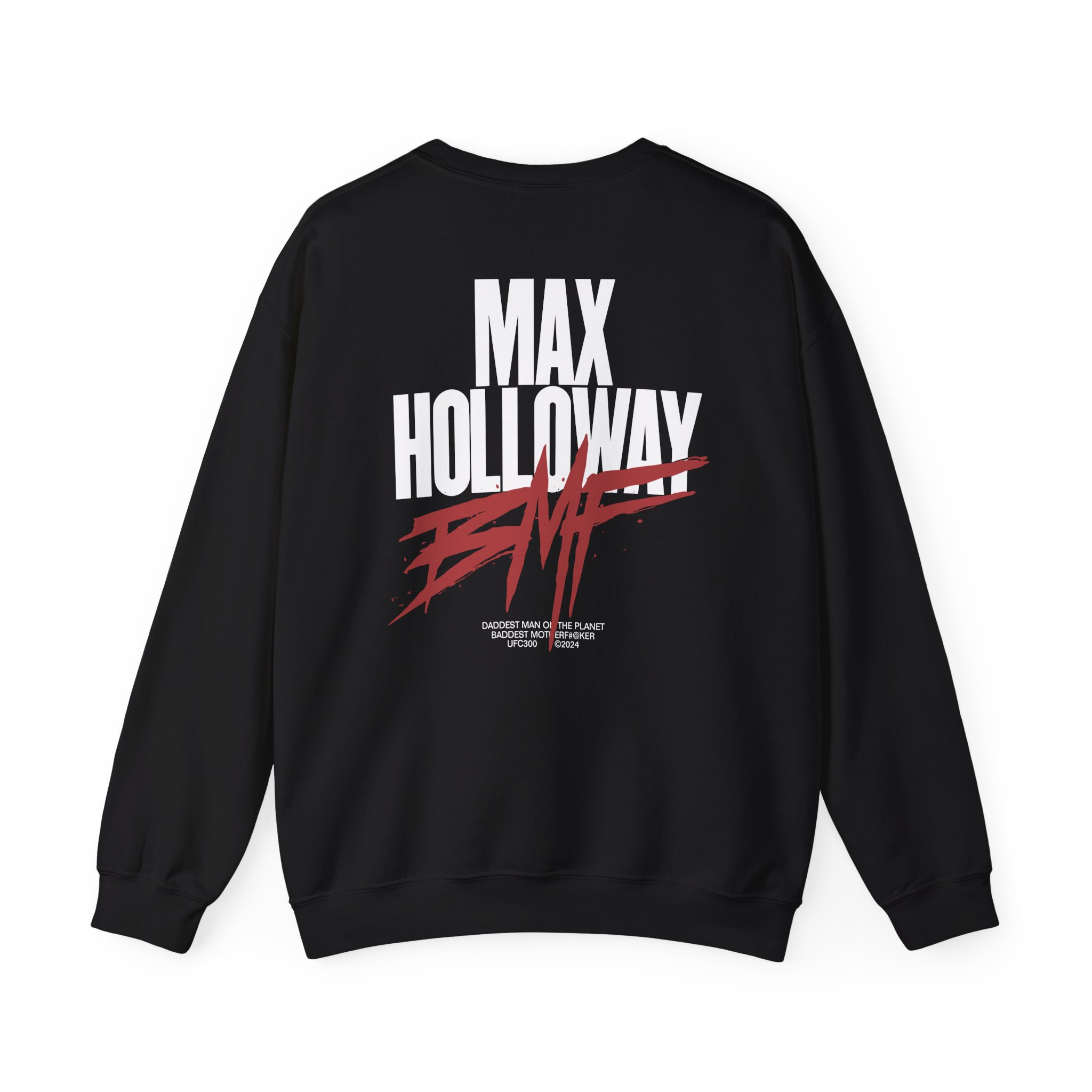 Max Holloway Dmp/bmf Cypress Unisex Heavy Blendâ„¢ Crewneck Sweatshirt