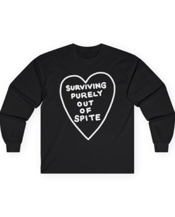 Elyse Myers Surviving Purely Out of Spite Unisex Ultra Cotton Long Sleeve Tee