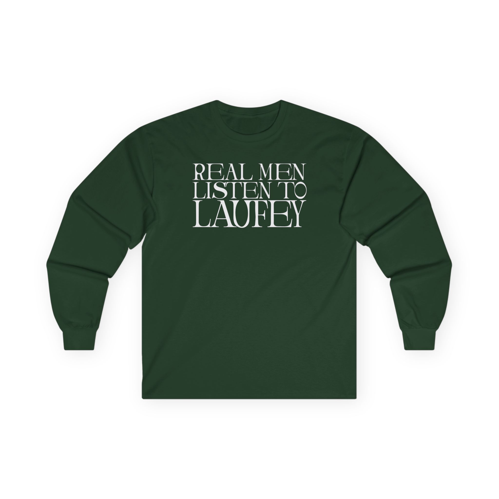 Real Men Listen to Laufey Unisex Ultra Cotton Long Sleeve Tee