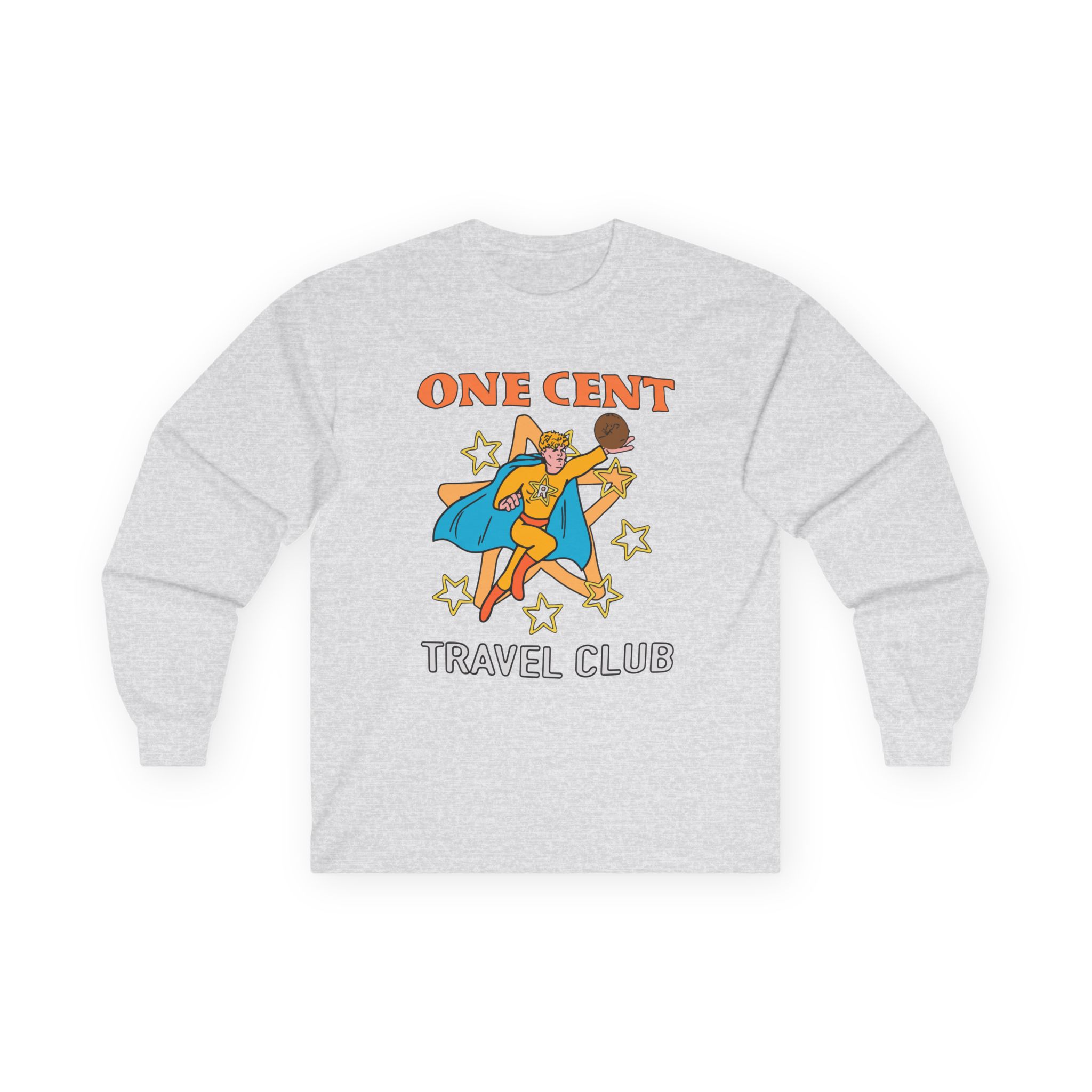 Ryan Trahan One Cent Adventure Awaits Travel Club Unisex Ultra Cotton Long Sleeve Tee