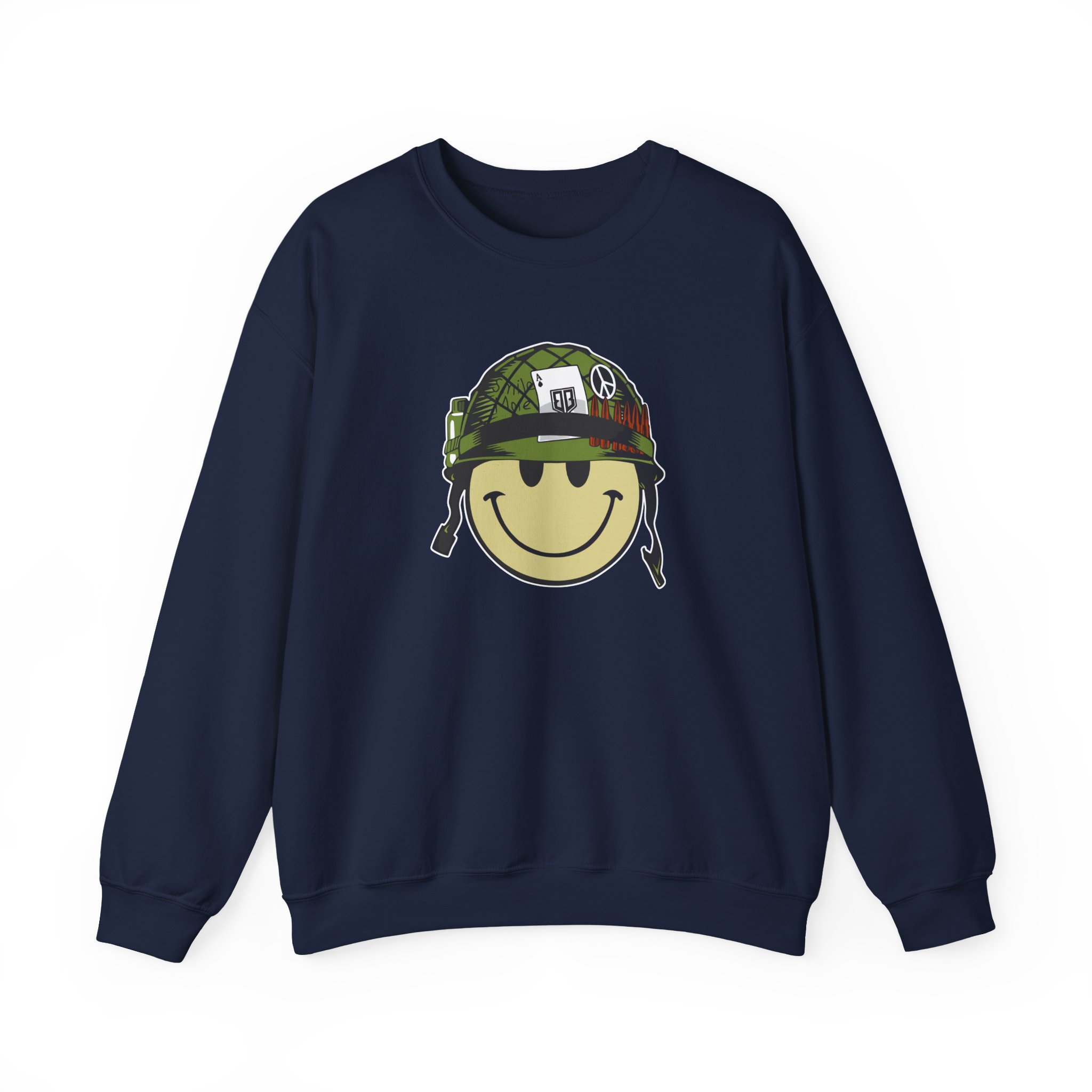 Roman Atwood Smiley Unisex Heavy Blendâ„¢ Crewneck Sweatshirt