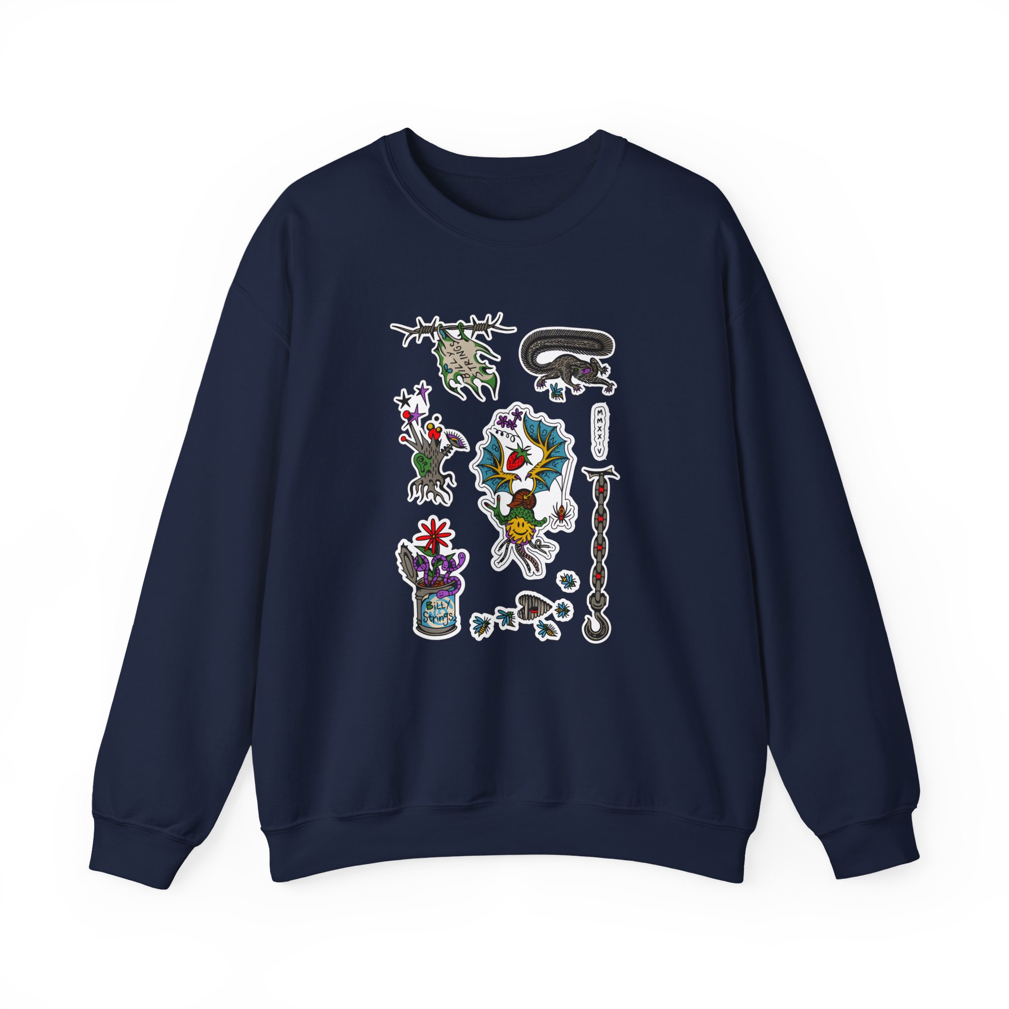 Billy Strings Flash Sheet Unisex Heavy Blendâ„¢ Crewneck Sweatshirt