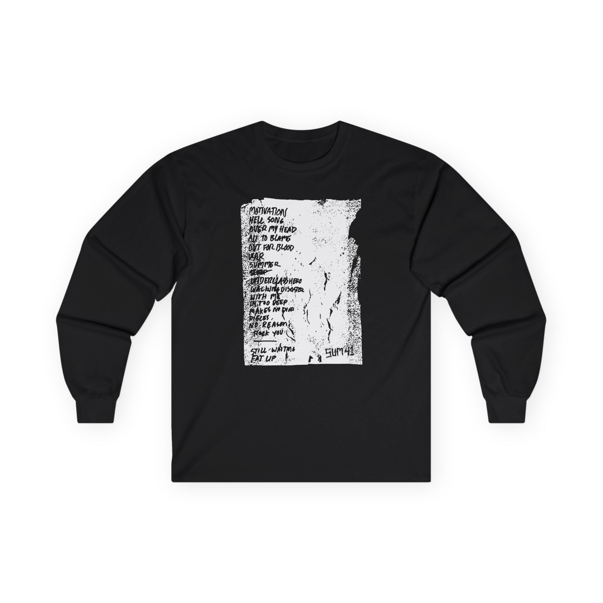 Sum 41 Setlist Unisex Ultra Cotton Long Sleeve Tee