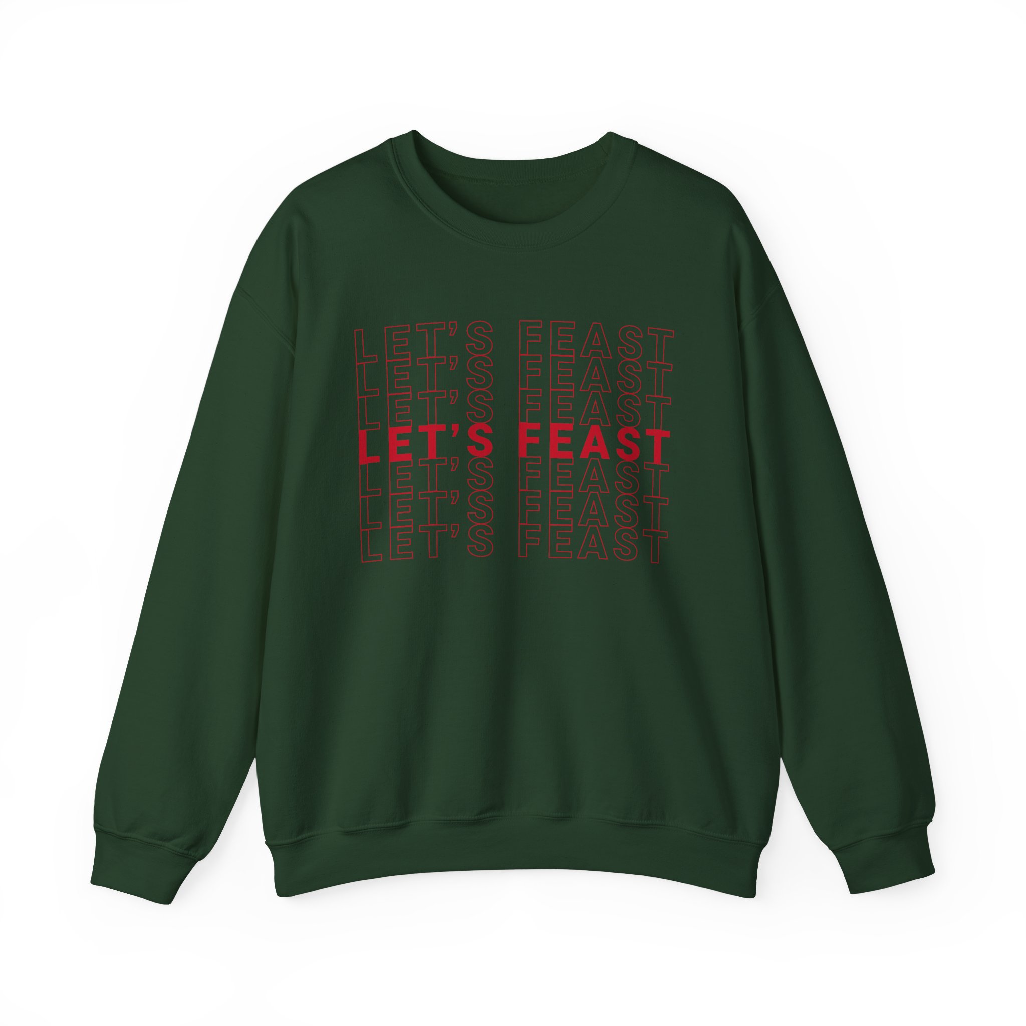 Elyse Myers Let’s Feast Unisex Heavy Blend™ Crewneck Sweatshirt