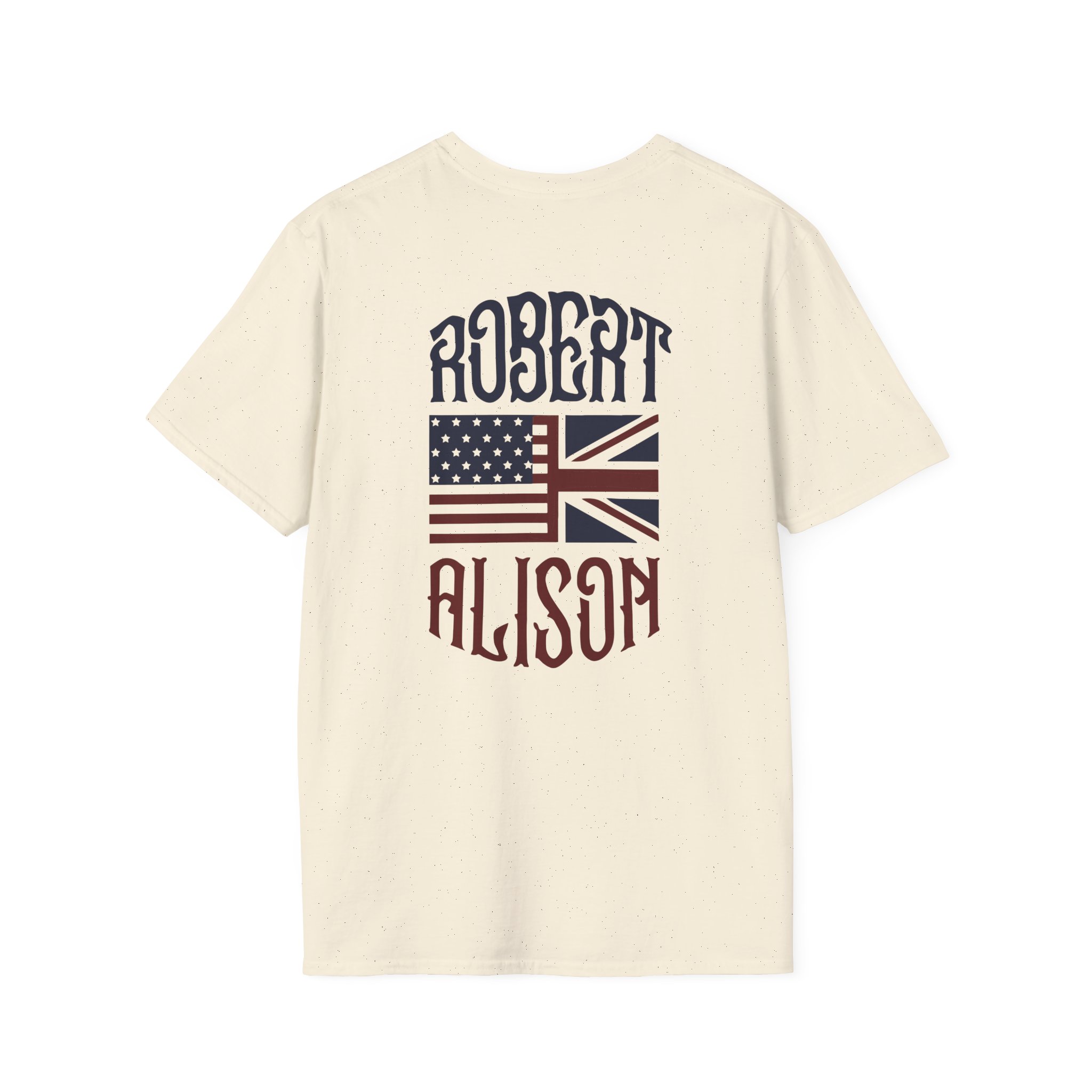 Robert Plant Inflated Type Unisex Softstyle T-Shirt