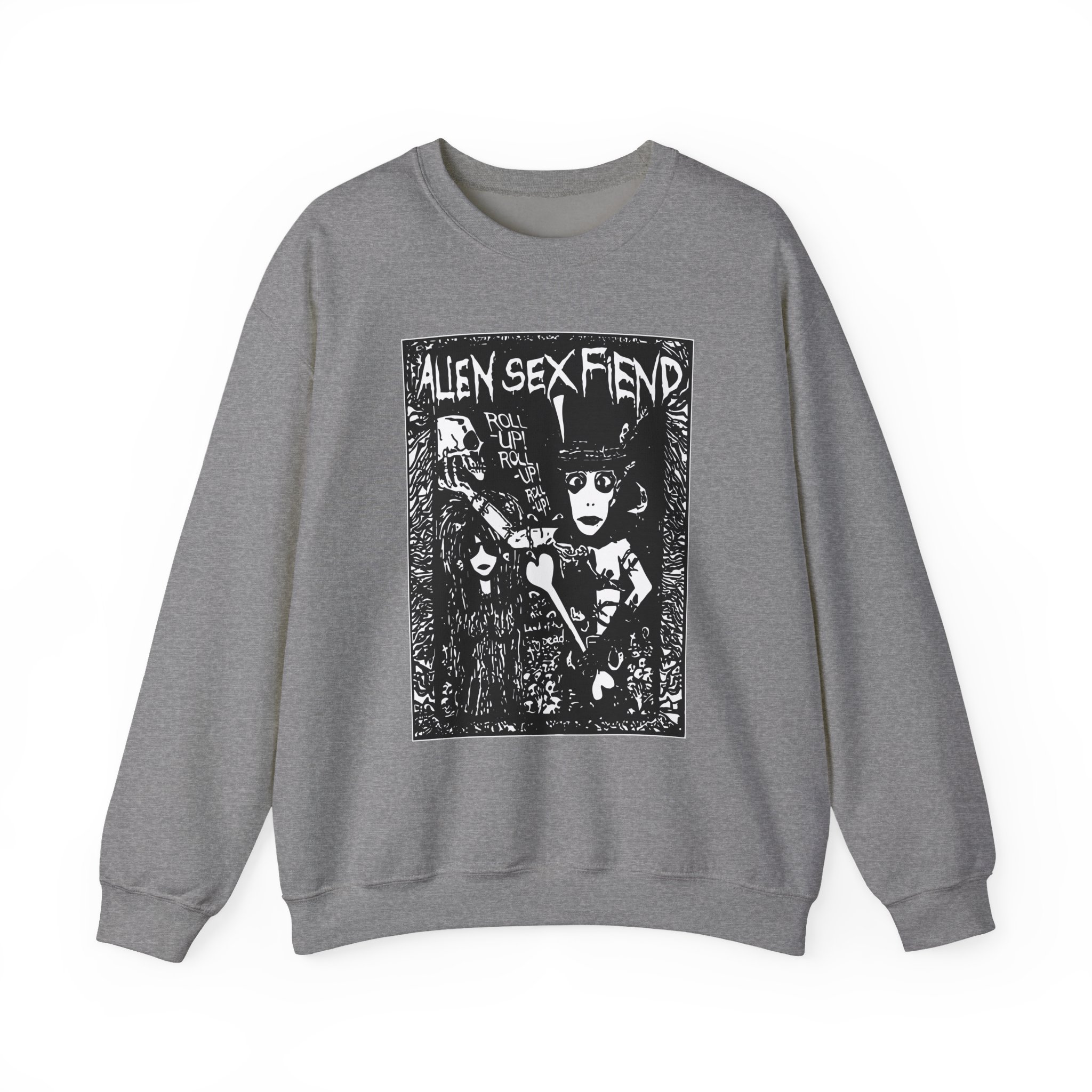 Alien Sex Fiend Land of the Living Dead Unisex Heavy Blendâ„¢ Crewneck Sweatshirt