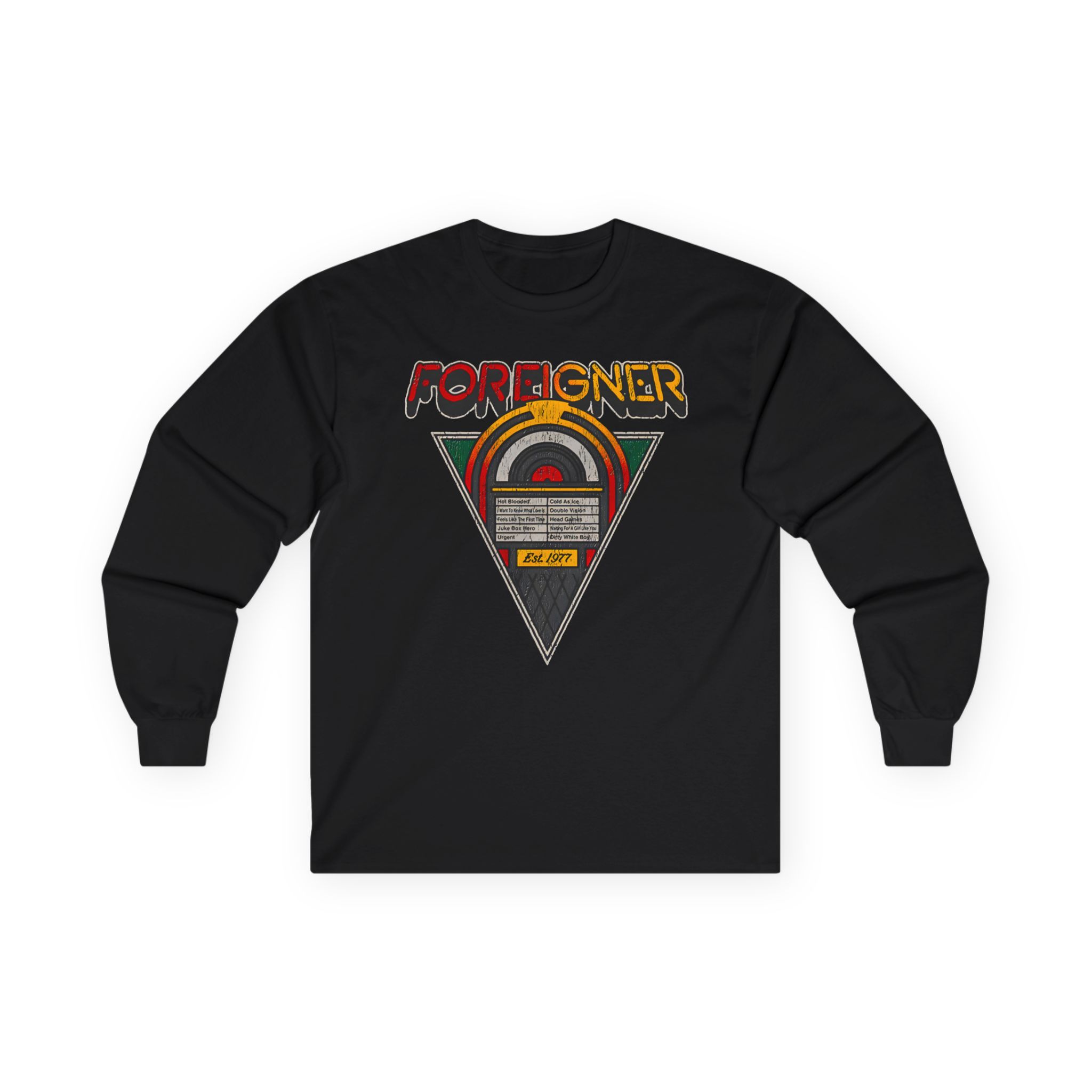 Foreigner Juke Box Unisex Ultra Cotton Long Sleeve Tee