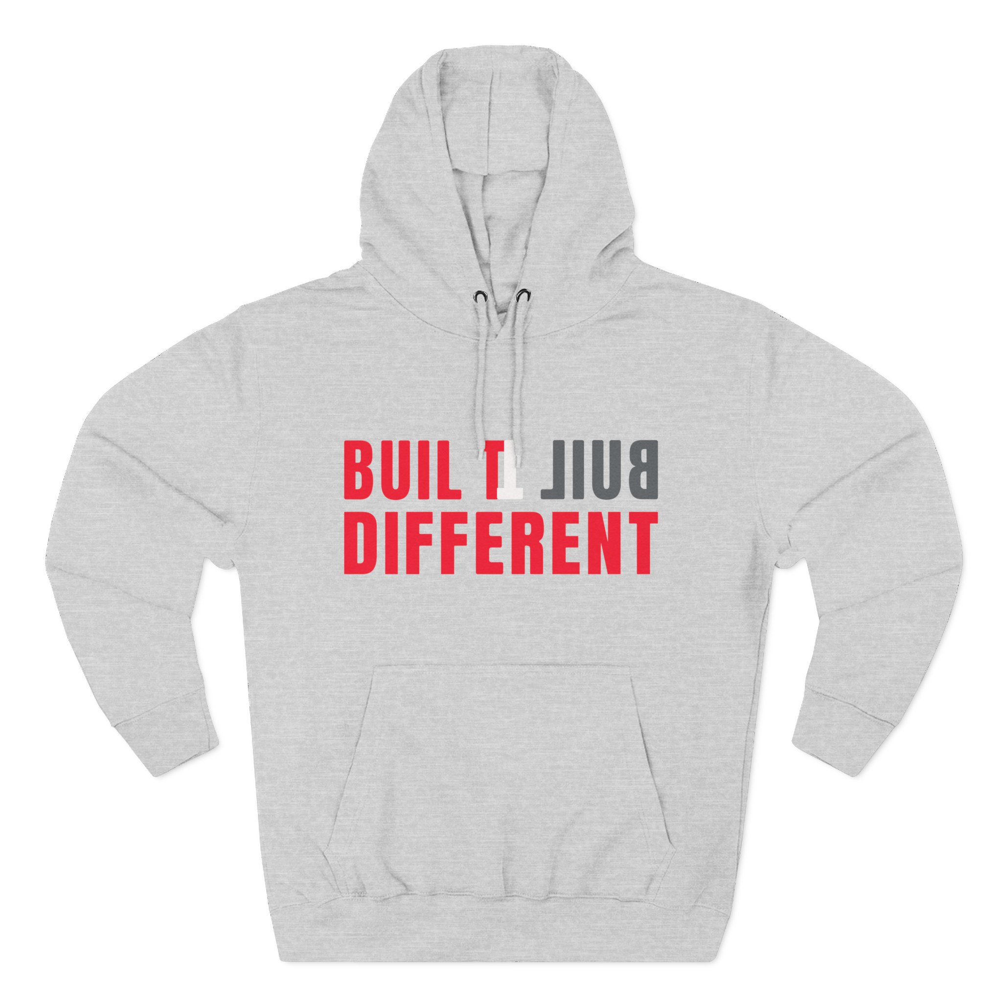 Loltyler1 Built Different Three-Panel Fleece Hoodie
