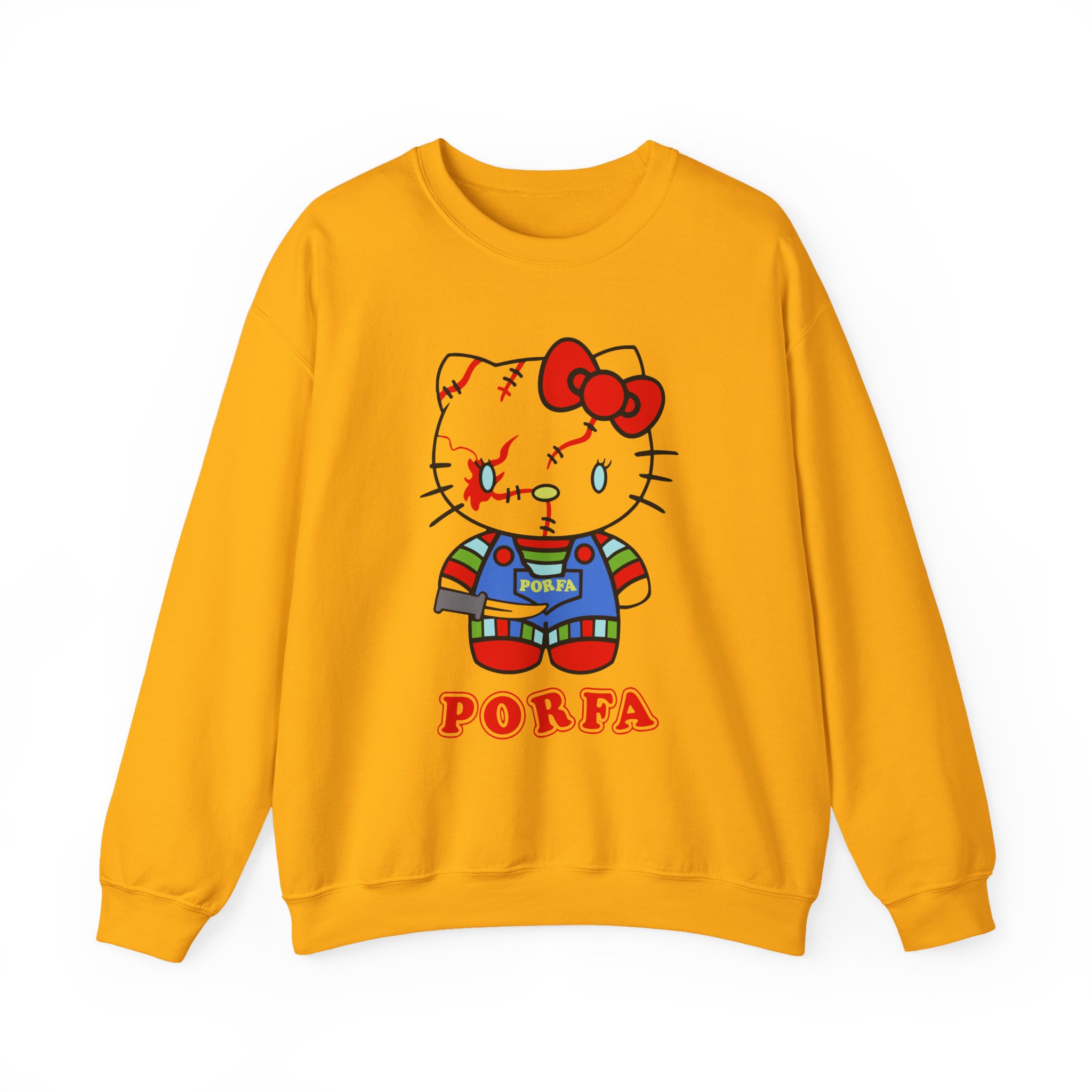 Porfa Hello Kitty Halloween Unisex Heavy Blendâ„¢ Crewneck Sweatshirt
