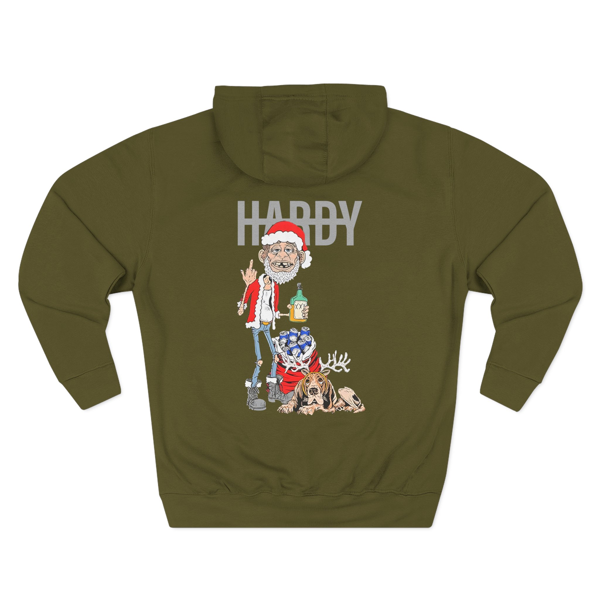 Hardy Jim Bob Holiday Three-Panel Fleece Hoodie