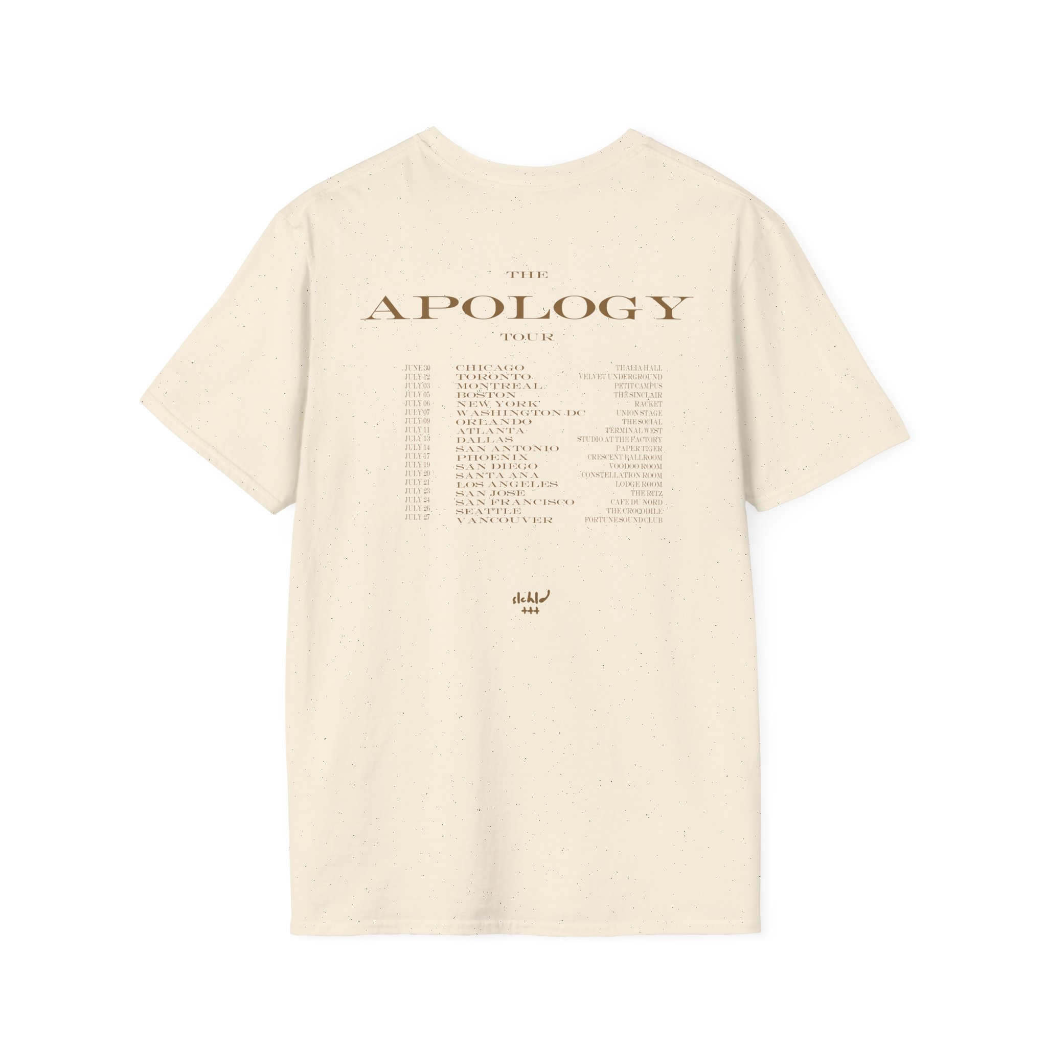 Wave to Earth Slchld 'apology' Na Tour Unisex Softstyle T-Shirt