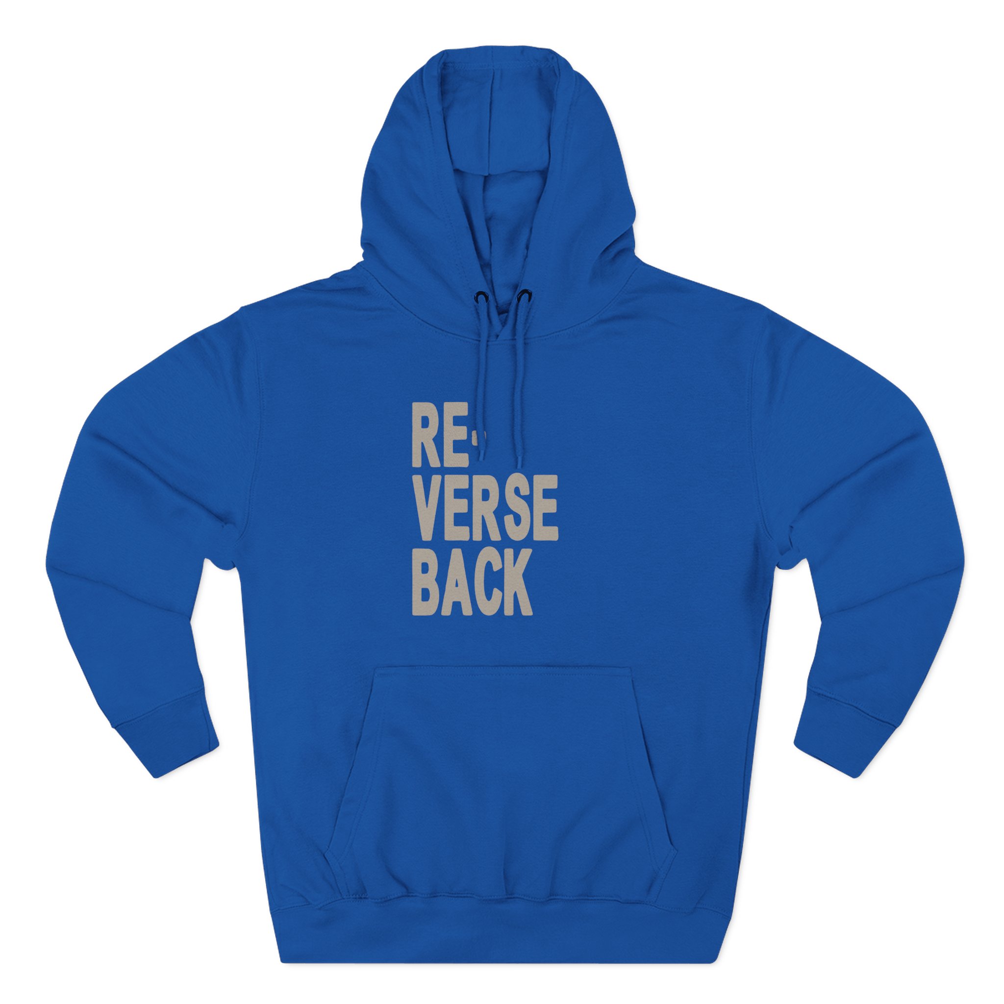 Armchair Expert Reverse Back Three-Panel Fleece Hoodie