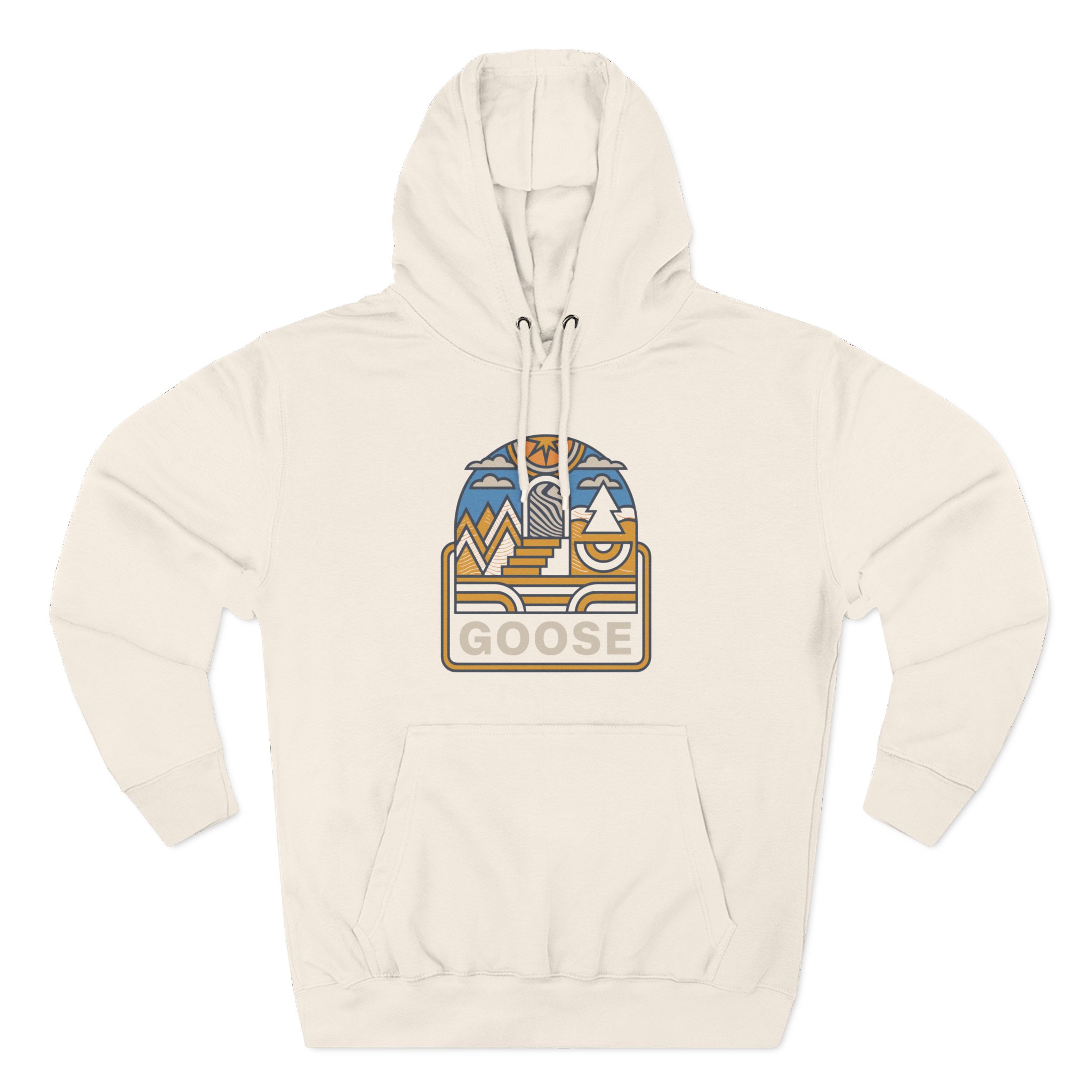 Goose Trippy Staircase Three-Panel Fleece Hoodie