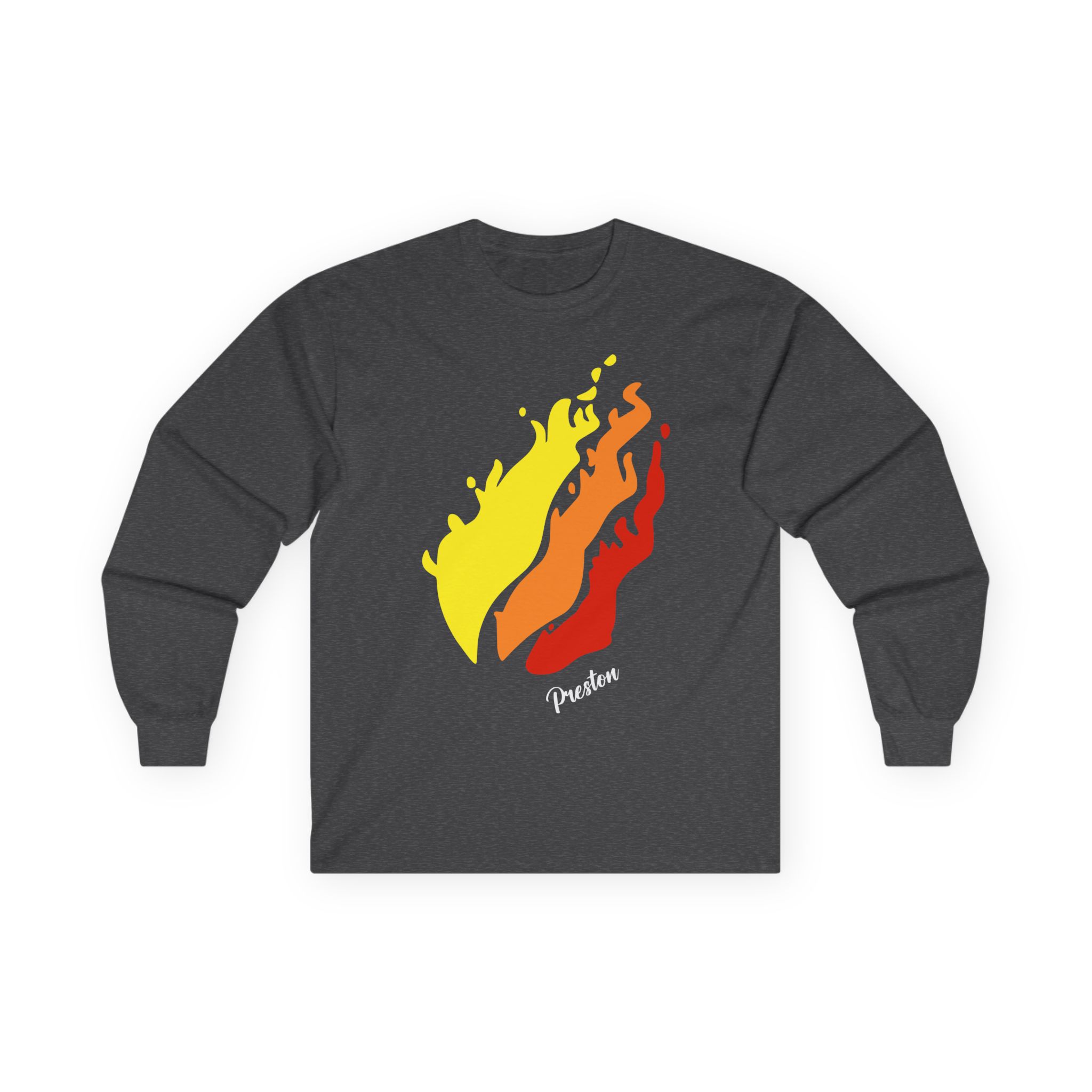Preston Flame Unisex Ultra Cotton Long Sleeve Tee