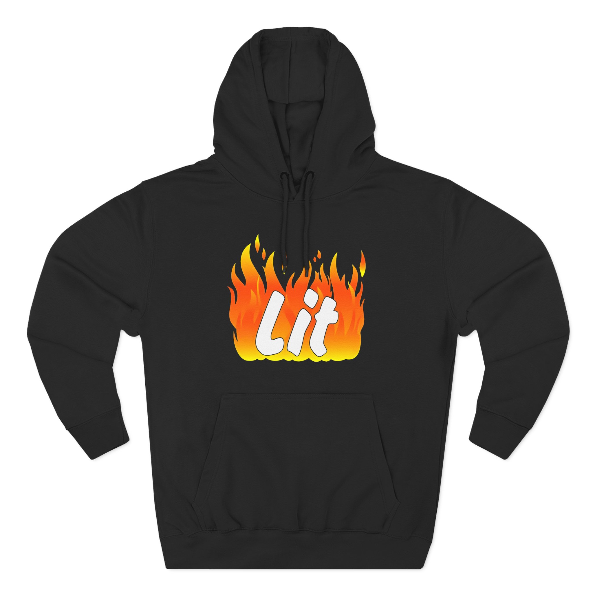 Dobre brothers Lit fire Three-Panel Fleece Hoodie