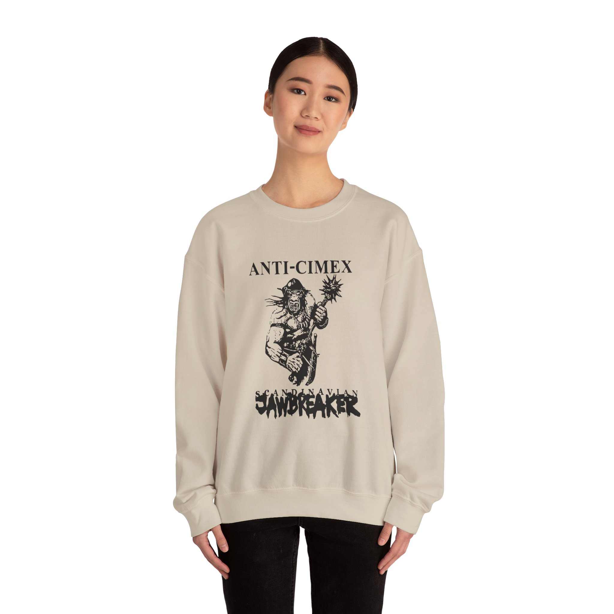 Anti Cimex Scandinavian Jawbreaker Unisex Heavy Blend Crewneck Sweatshirt