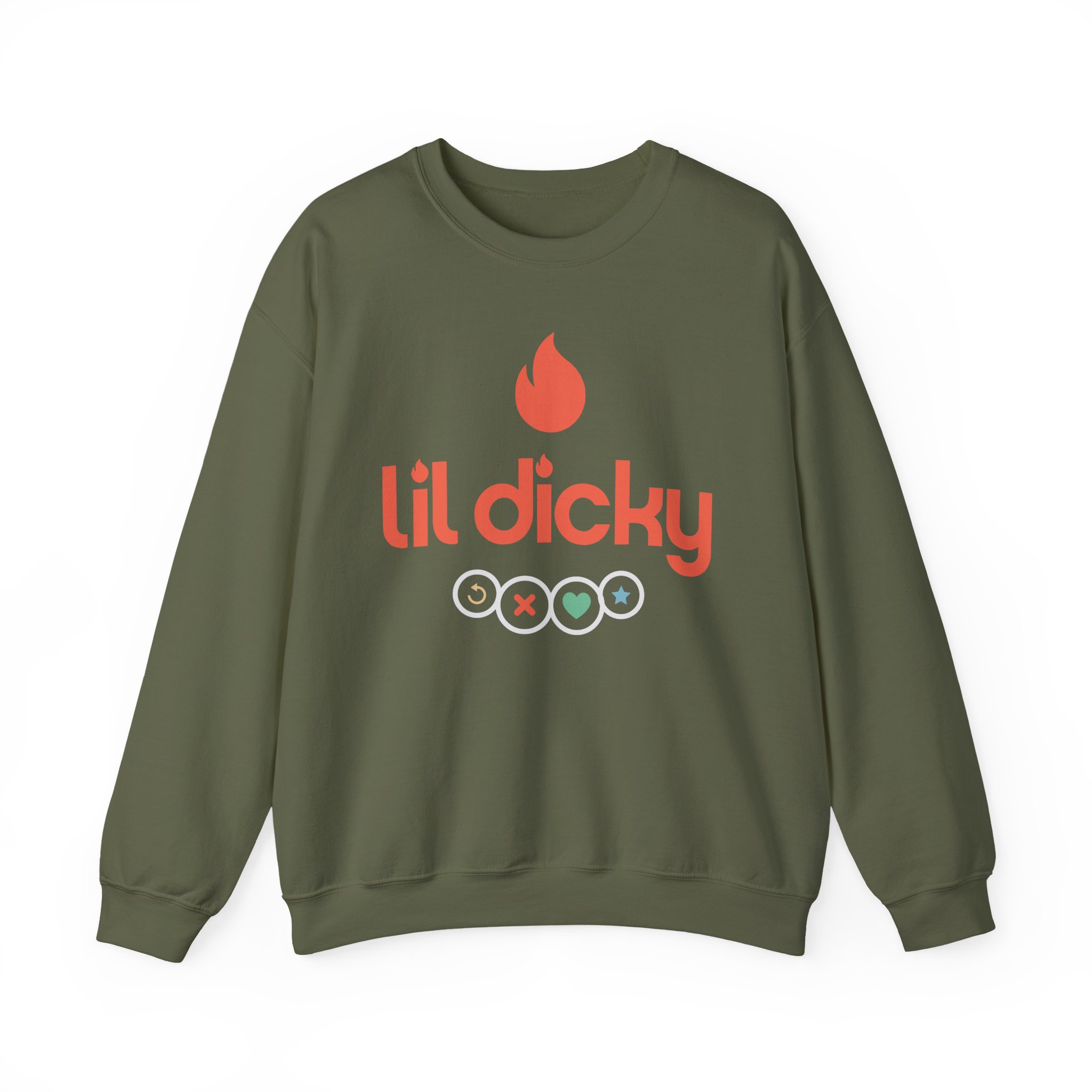Lil Dicky Swipe Right Unisex Heavy Blendâ„¢ Crewneck Sweatshirt