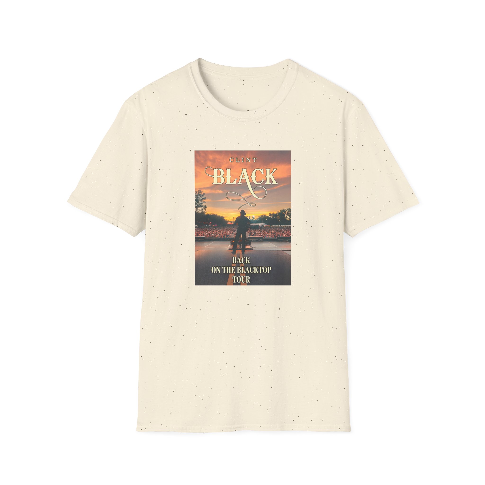 Clint Black Blacktop Unisex Softstyle T-Shirt