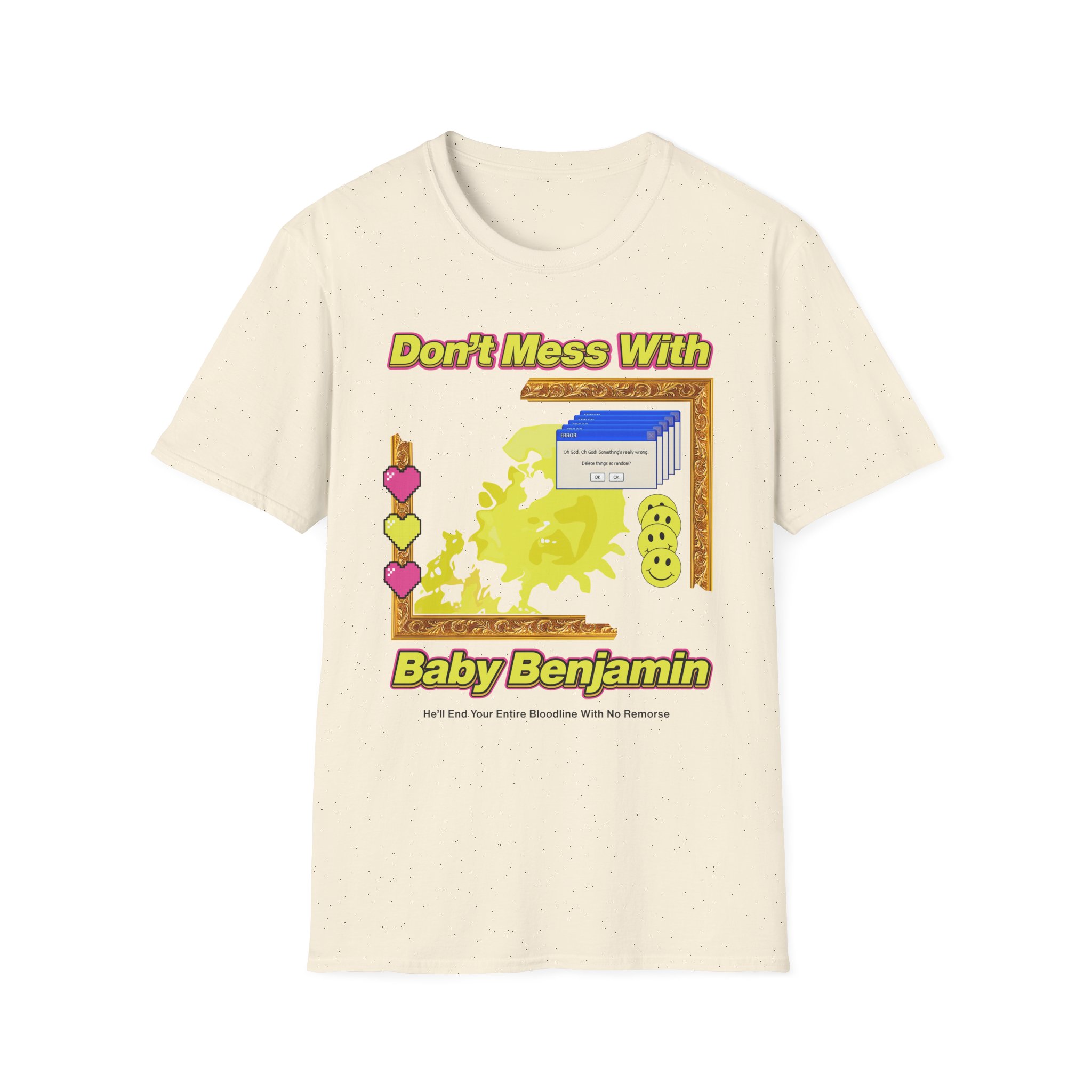 Garrett Watts Don't Mess With Baby Benjamin Unisex Softstyle T-Shirt