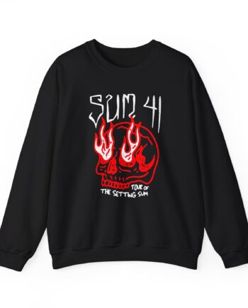 Sum 41 Skull Sketch Tour Unisex Heavy Blend™ Crewneck Sweatshirt