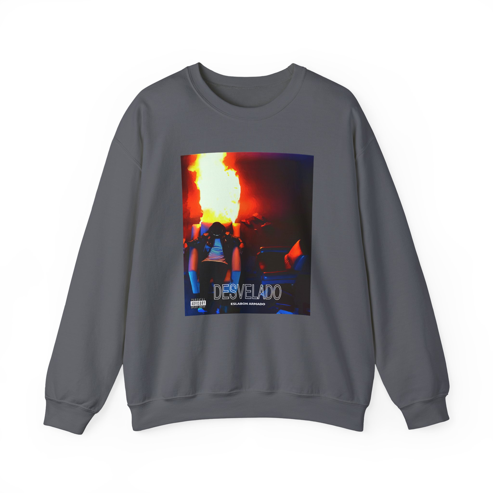 Eslabon Armado Desvelado Album Unisex Heavy Blendâ„¢ Crewneck Sweatshirt