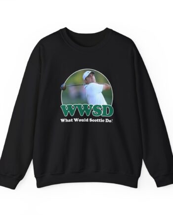Scottie Scheffler What Would Do Wwsd Unisex Heavy Blend™ Crewneck Sweatshirt