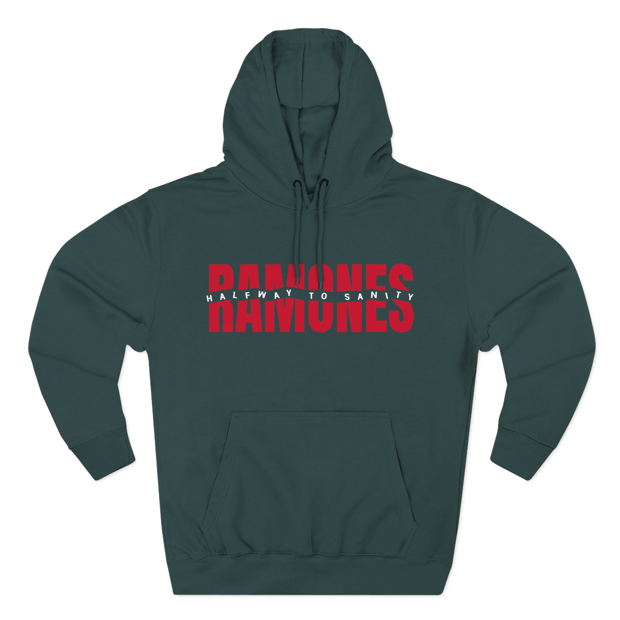 Ramones Halfway To Sanity Three-Panel Fleece Hoodie