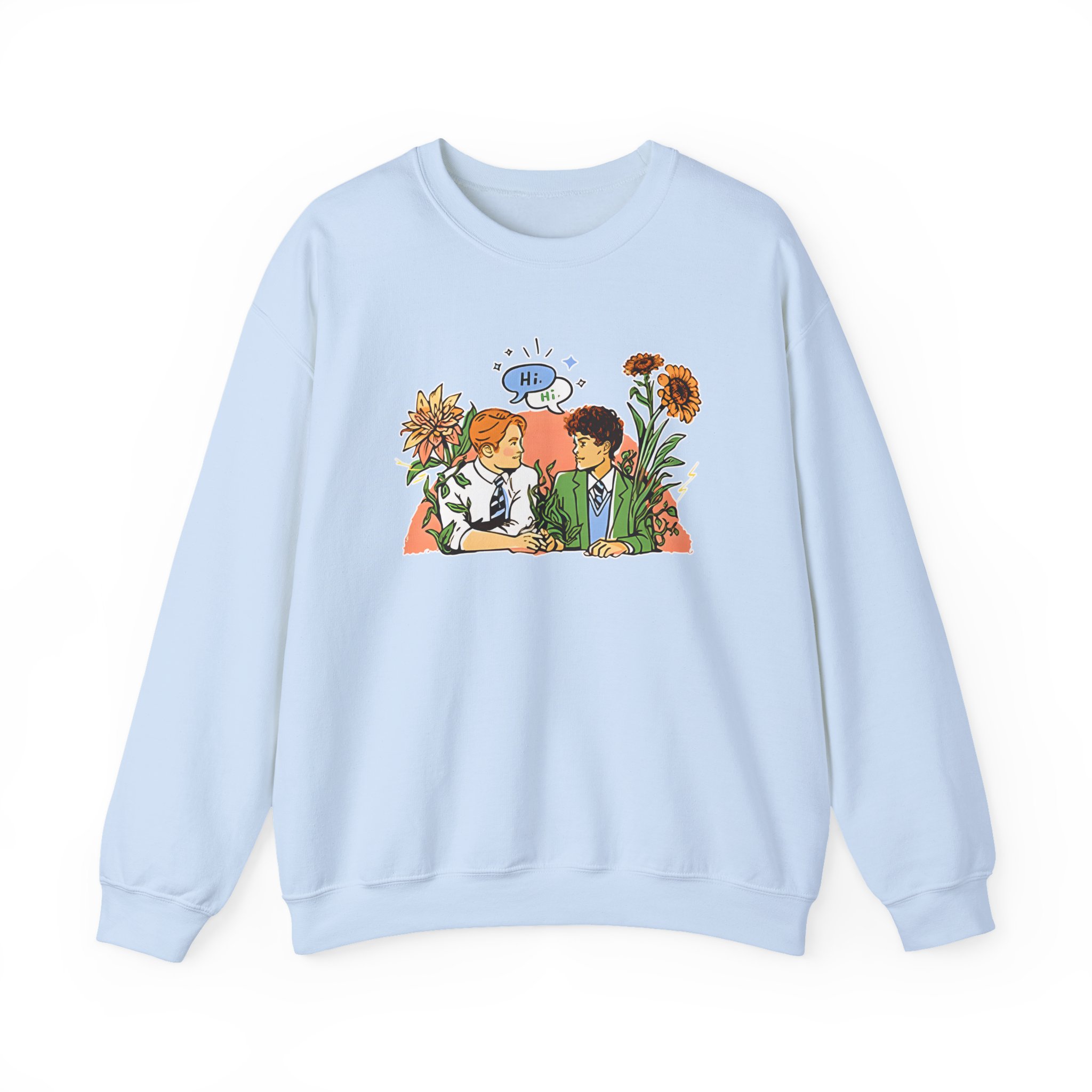 Heartstopper Nick & Charlie Unisex Heavy Blendâ„¢ Crewneck Sweatshirt