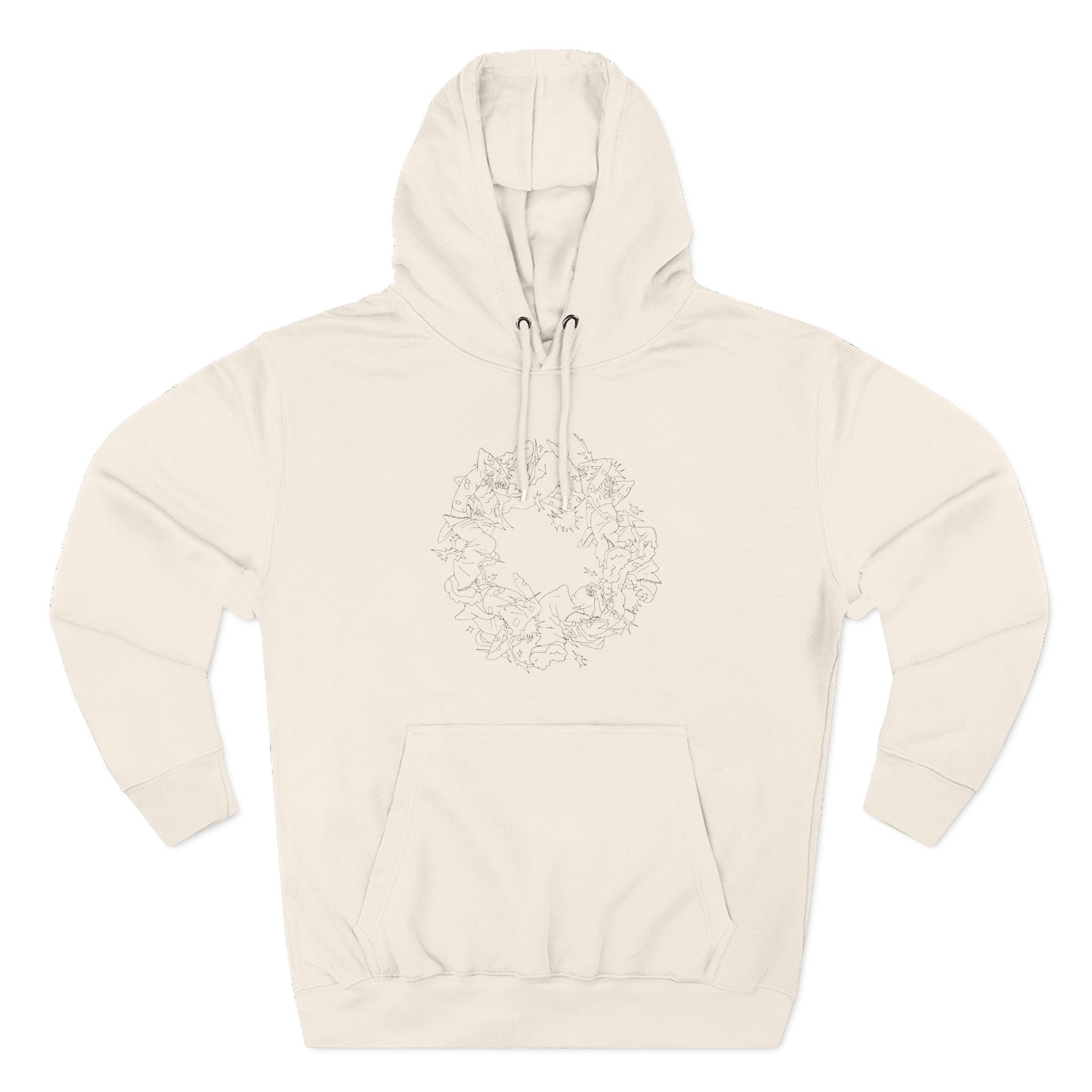 Ecco2k in the Flesh Three-Panel Fleece Hoodie