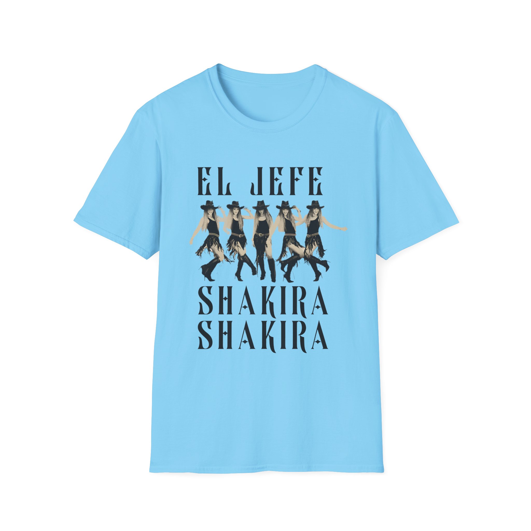 Shakira El Jefe Dancer Unisex Softstyle T-Shirt
