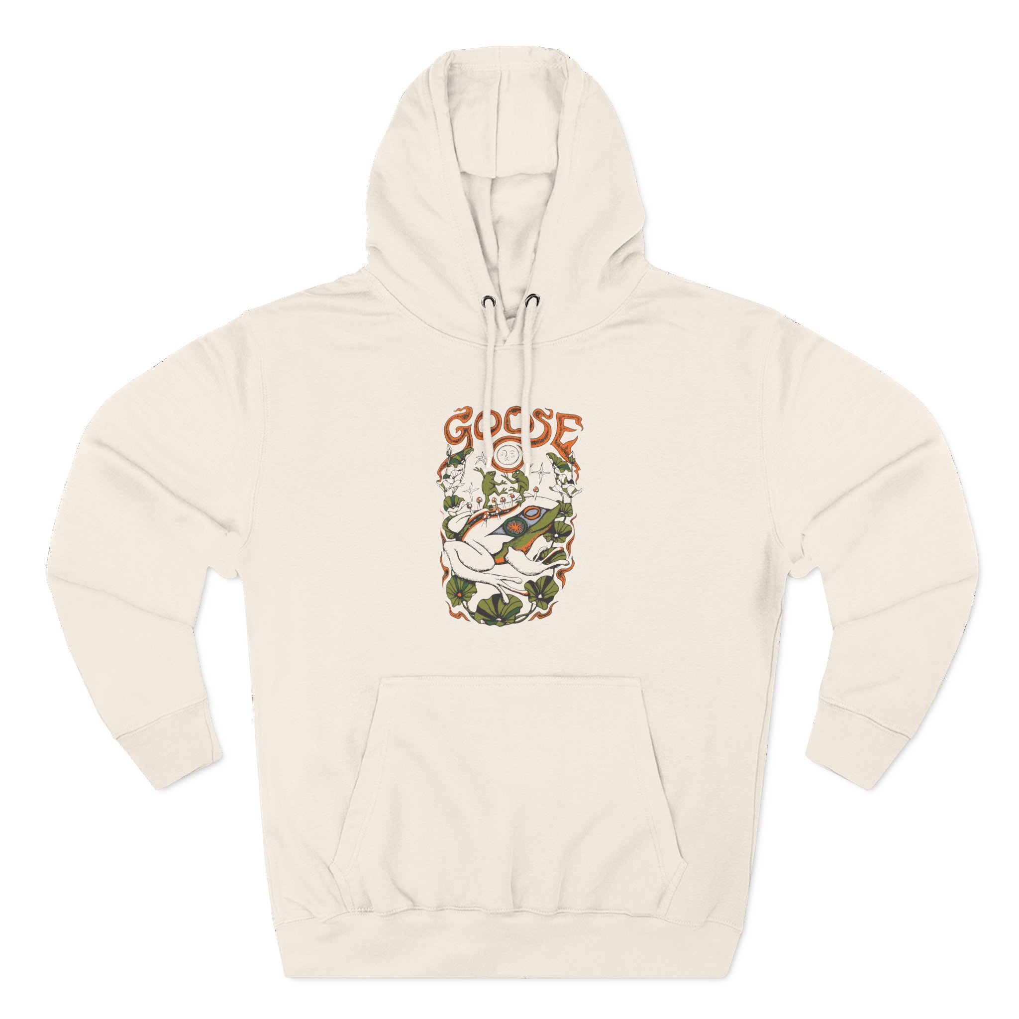 Goose Three-Panel Fleece Hoodie