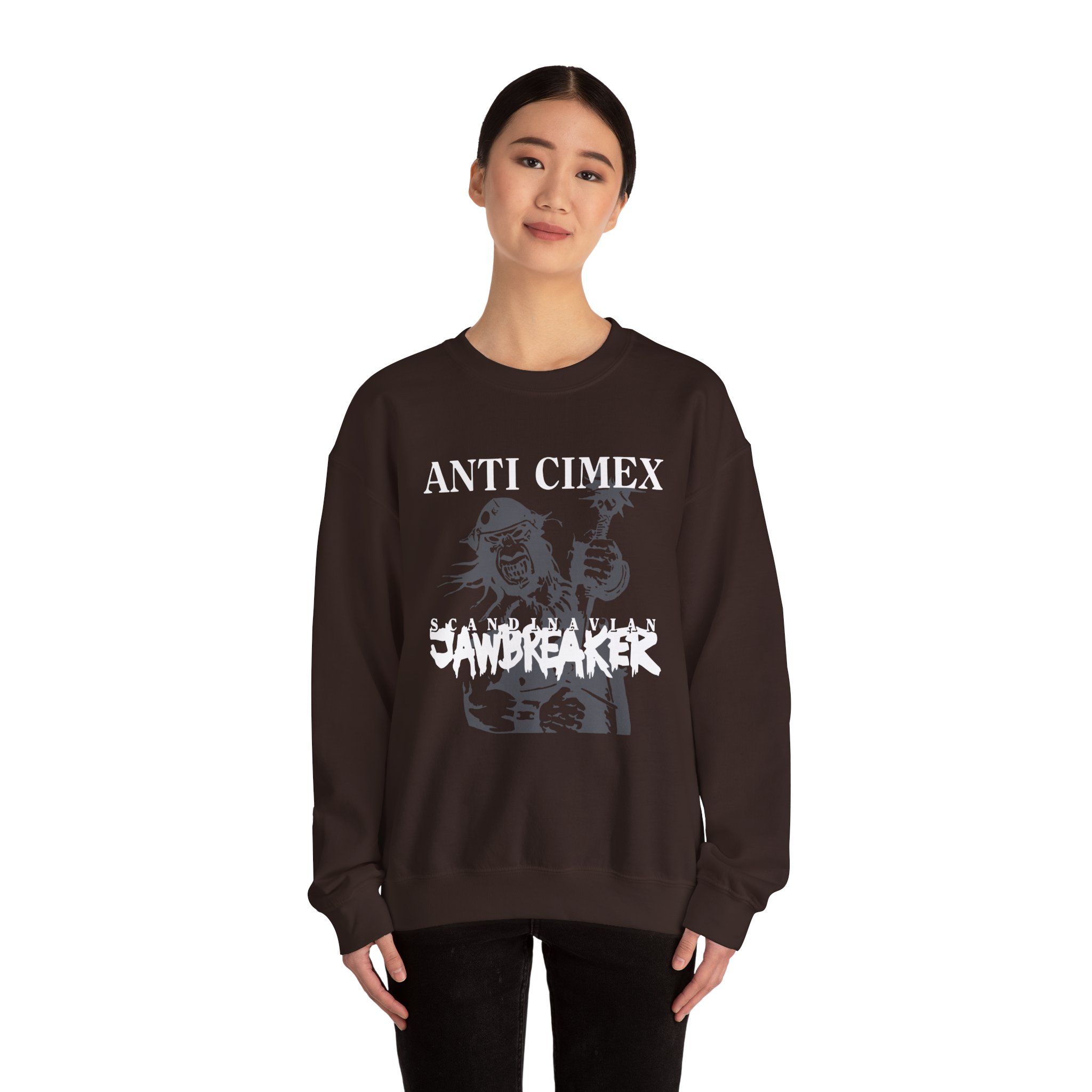 Anti Cimex Scandinavian Jawbreaker Unisex Heavy Blend Crewneck Sweatshirt