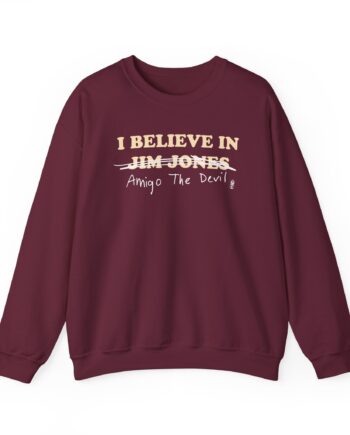 Amigo The Devil I Believe In Jim Jones Unisex Heavy Blend™ Crewneck Sweatshirt