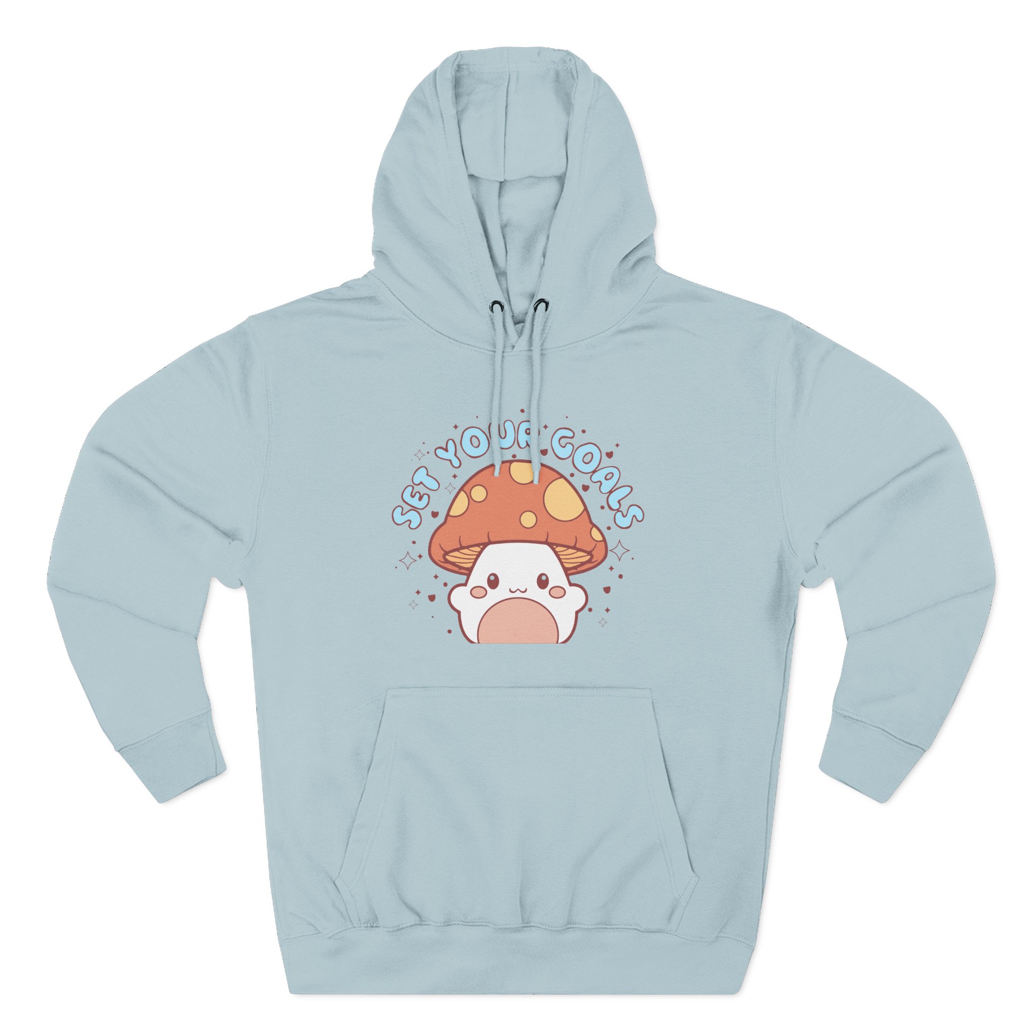 Set Your Goals Shroom Three-Panel Fleece Hoodie