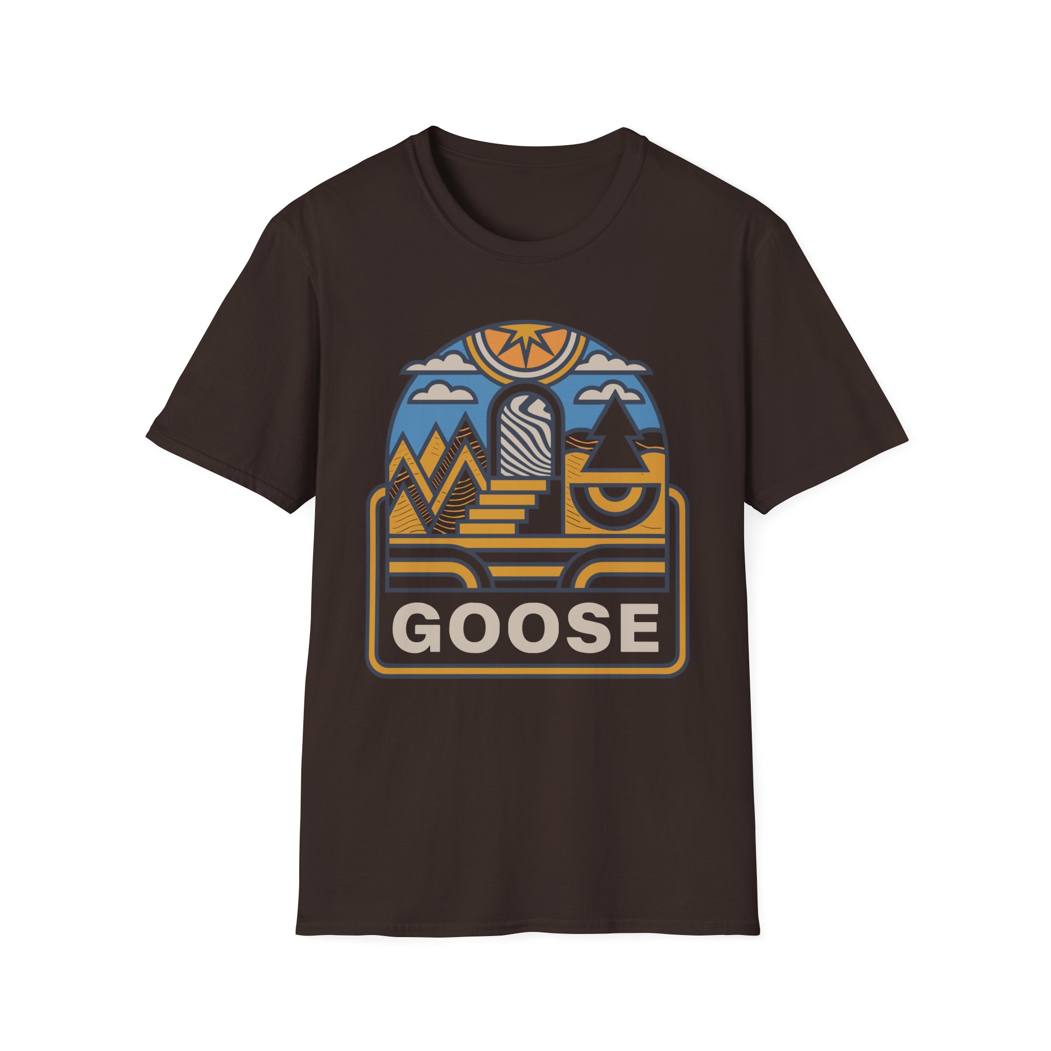 Goose Trippy Staircase Unisex Softstyle T-Shirt