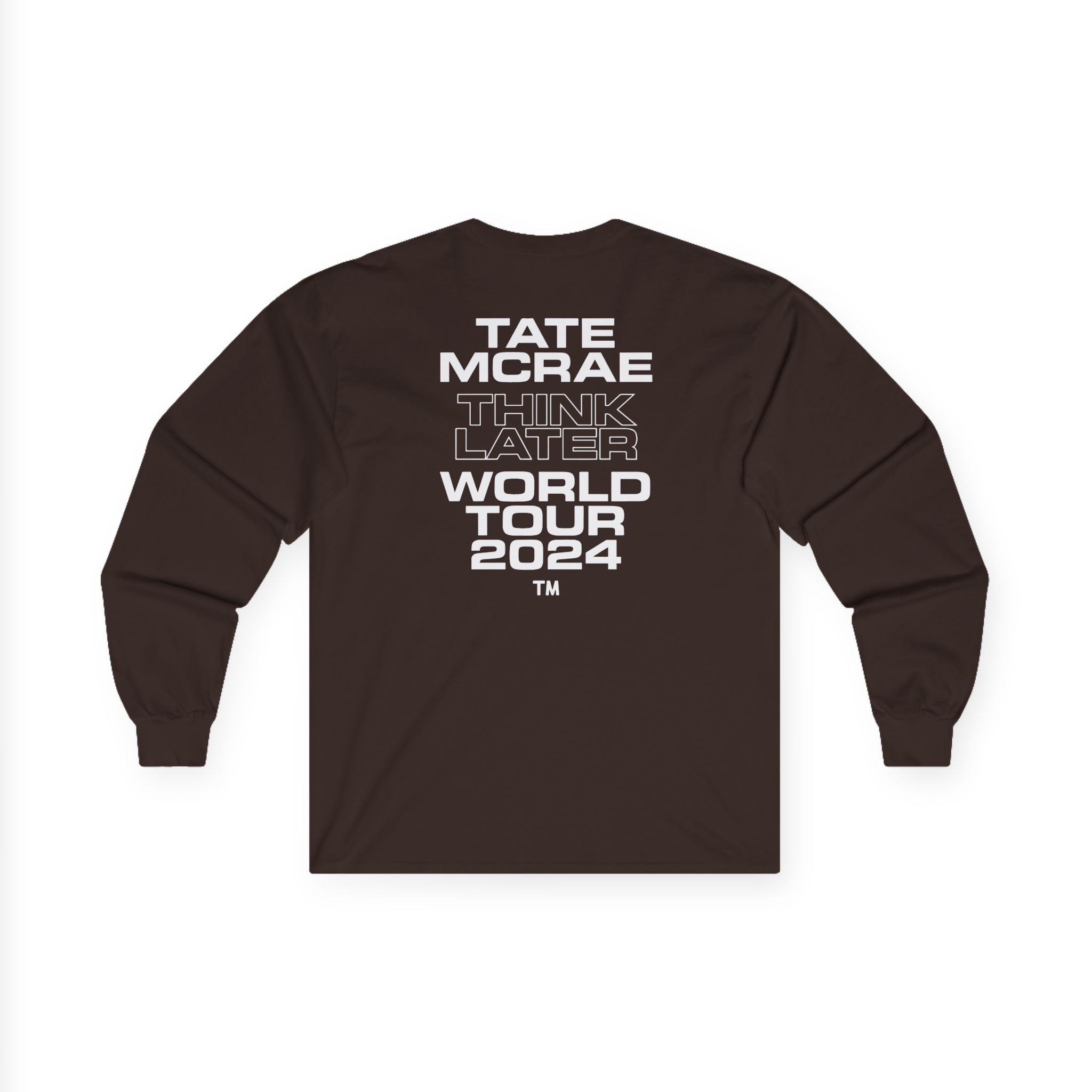 Tate Mcrae Think Later World Tour Unisex Ultra Cotton Long Sleeve Tee